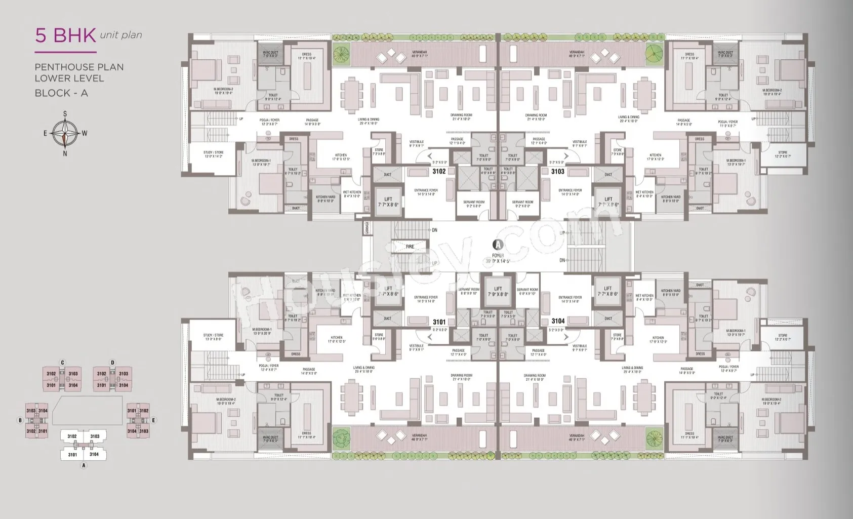 Anamika High Point Floor plan 1
