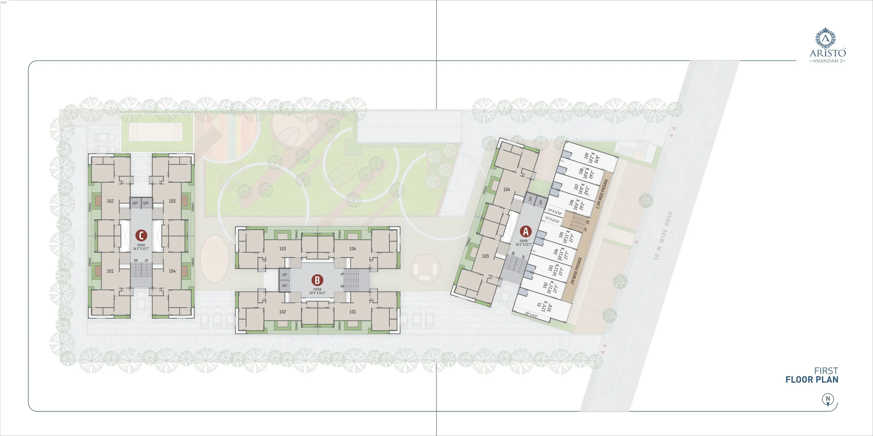 Aristo Anandam 2 Floor plan 1