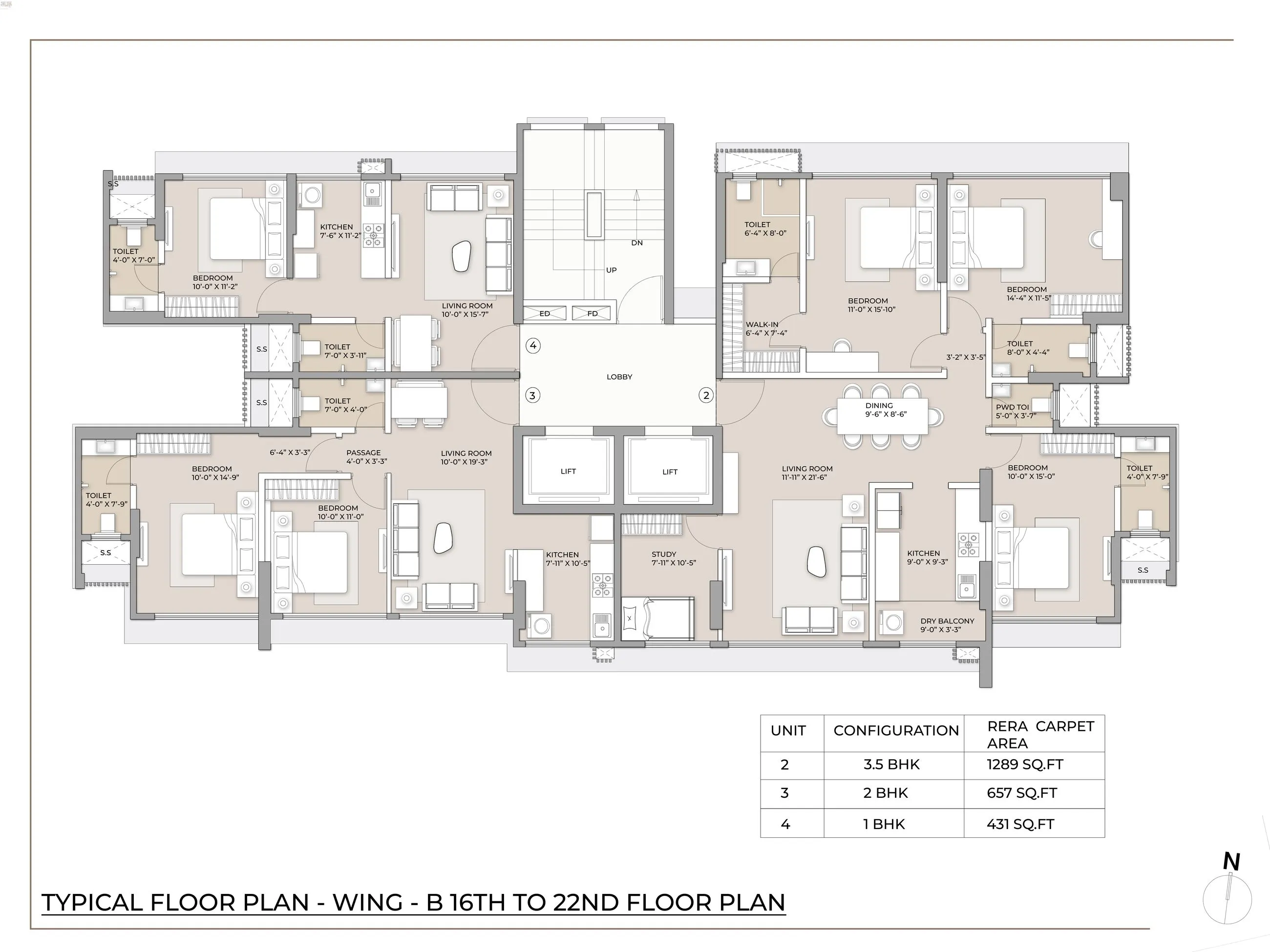 Arkade Aspire Floor plan 2