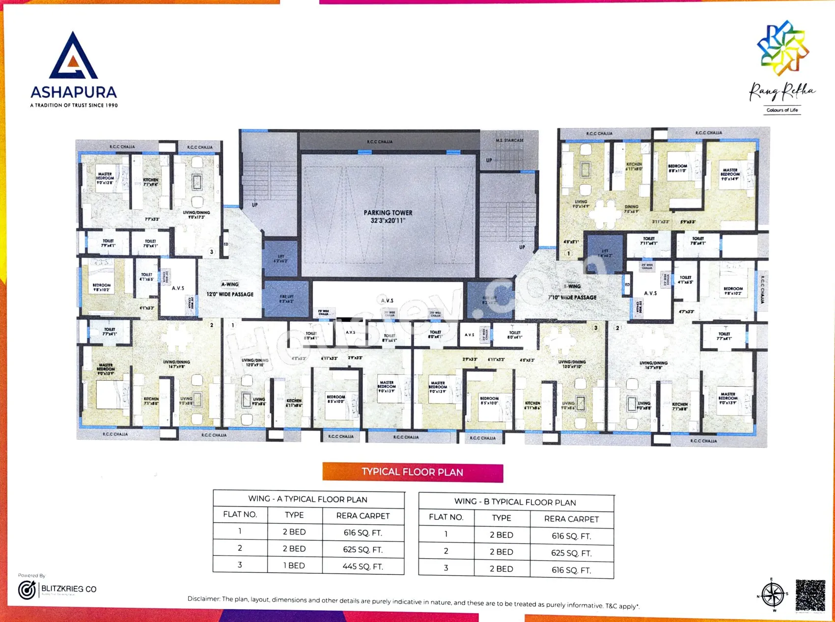Ashapura Rang Rekha Floor plan 1