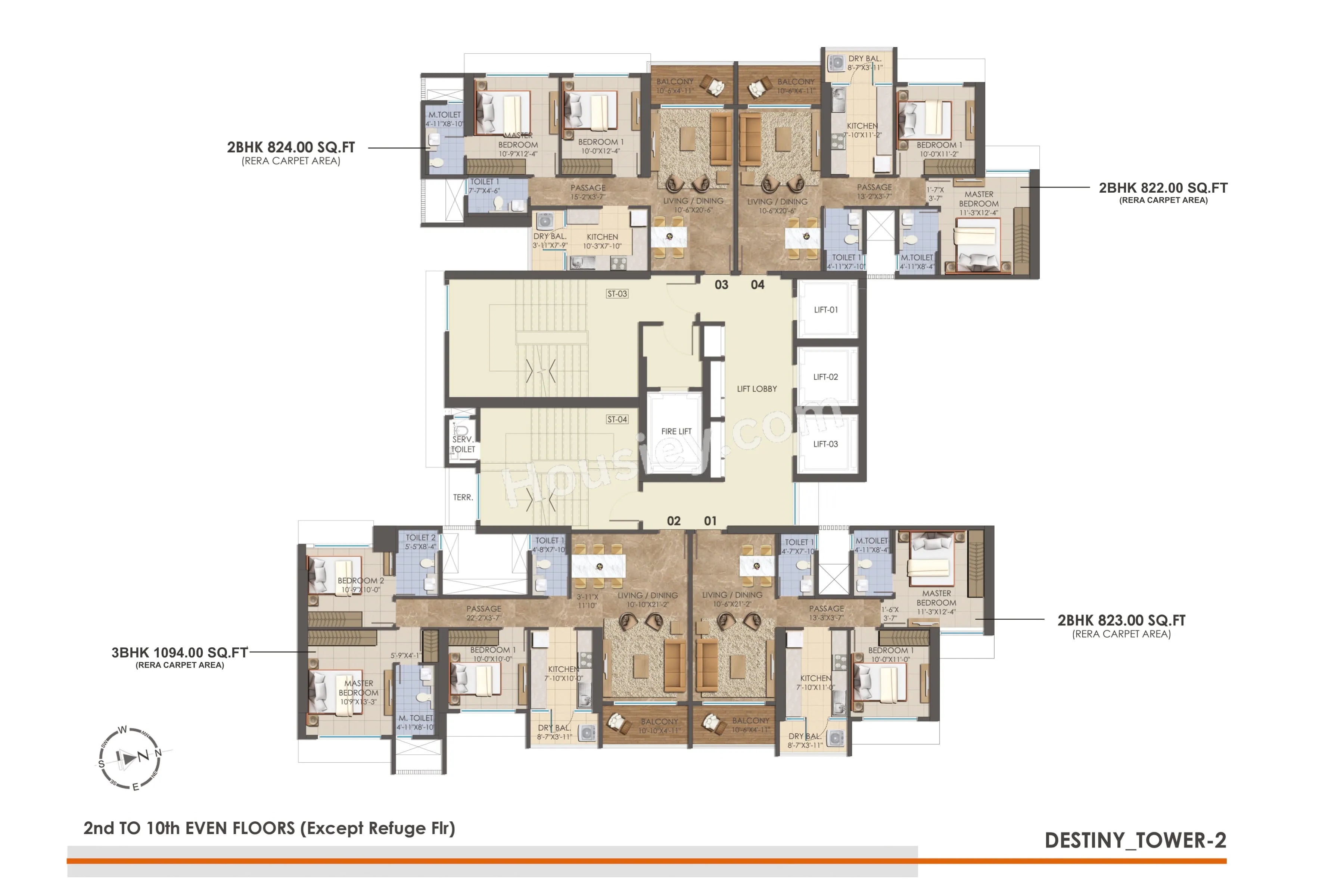 Asmi Legacy Floor plan 1
