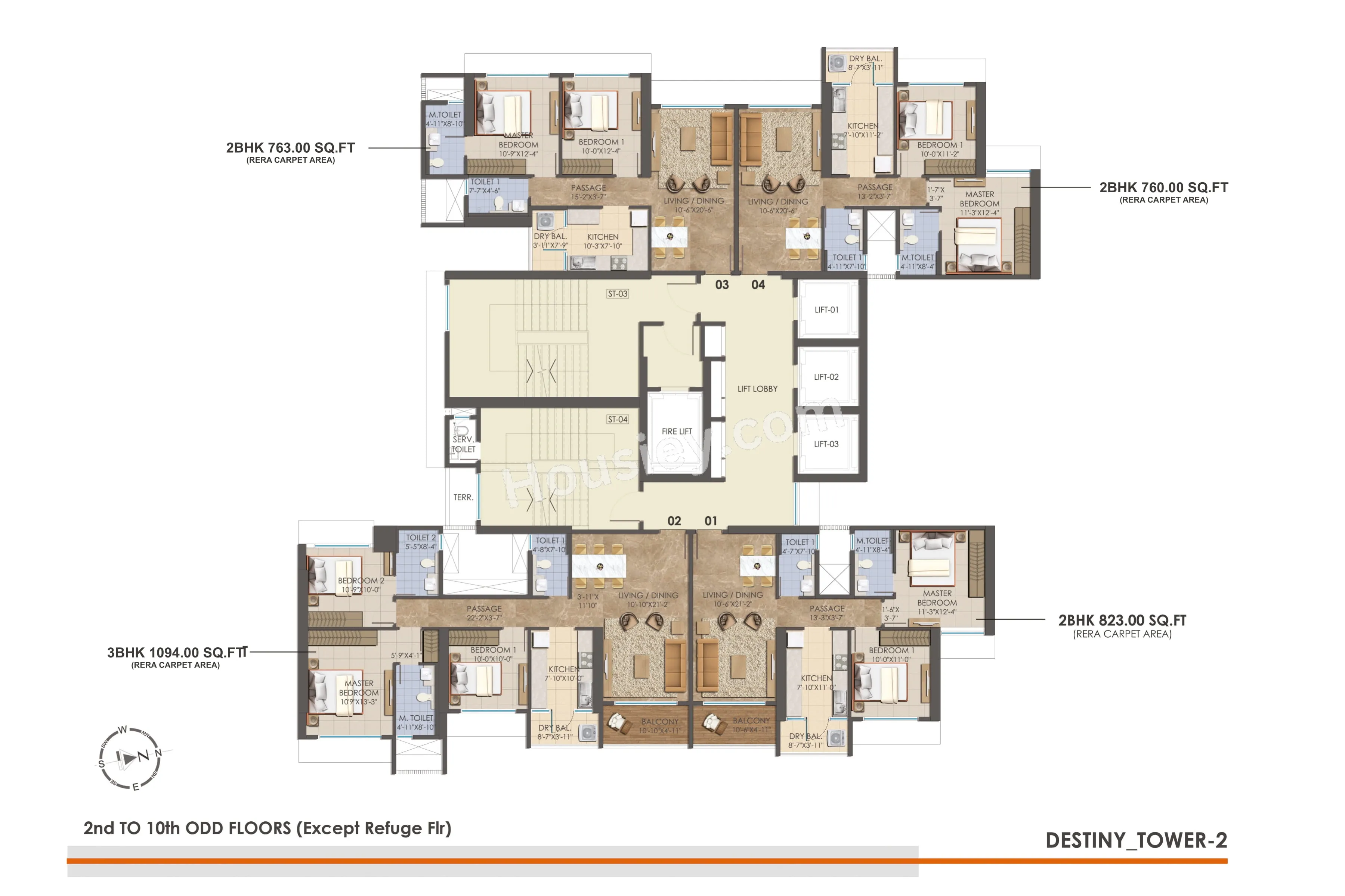 Asmi Legacy Floor plan 4