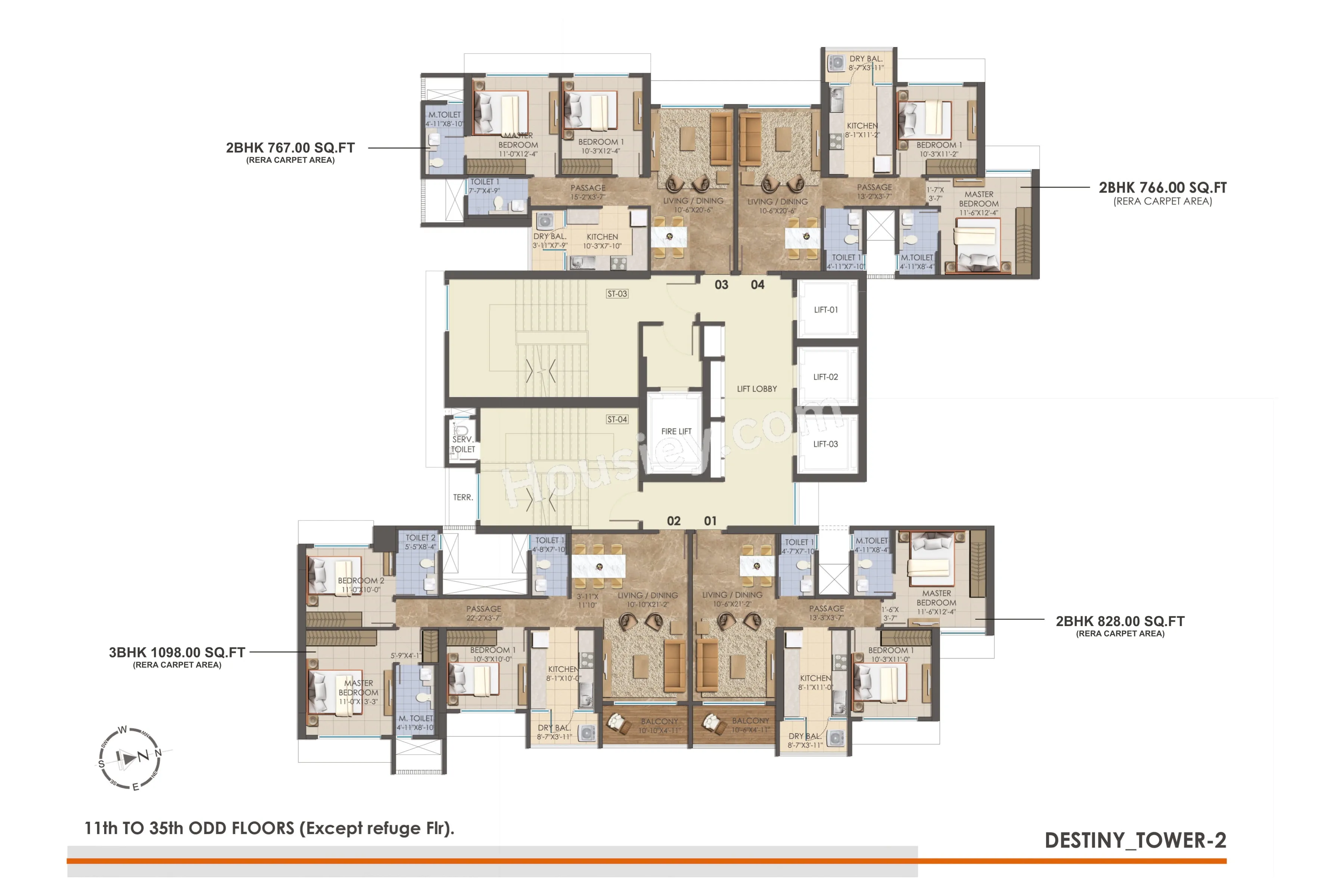 Asmi Legacy Floor plan 5