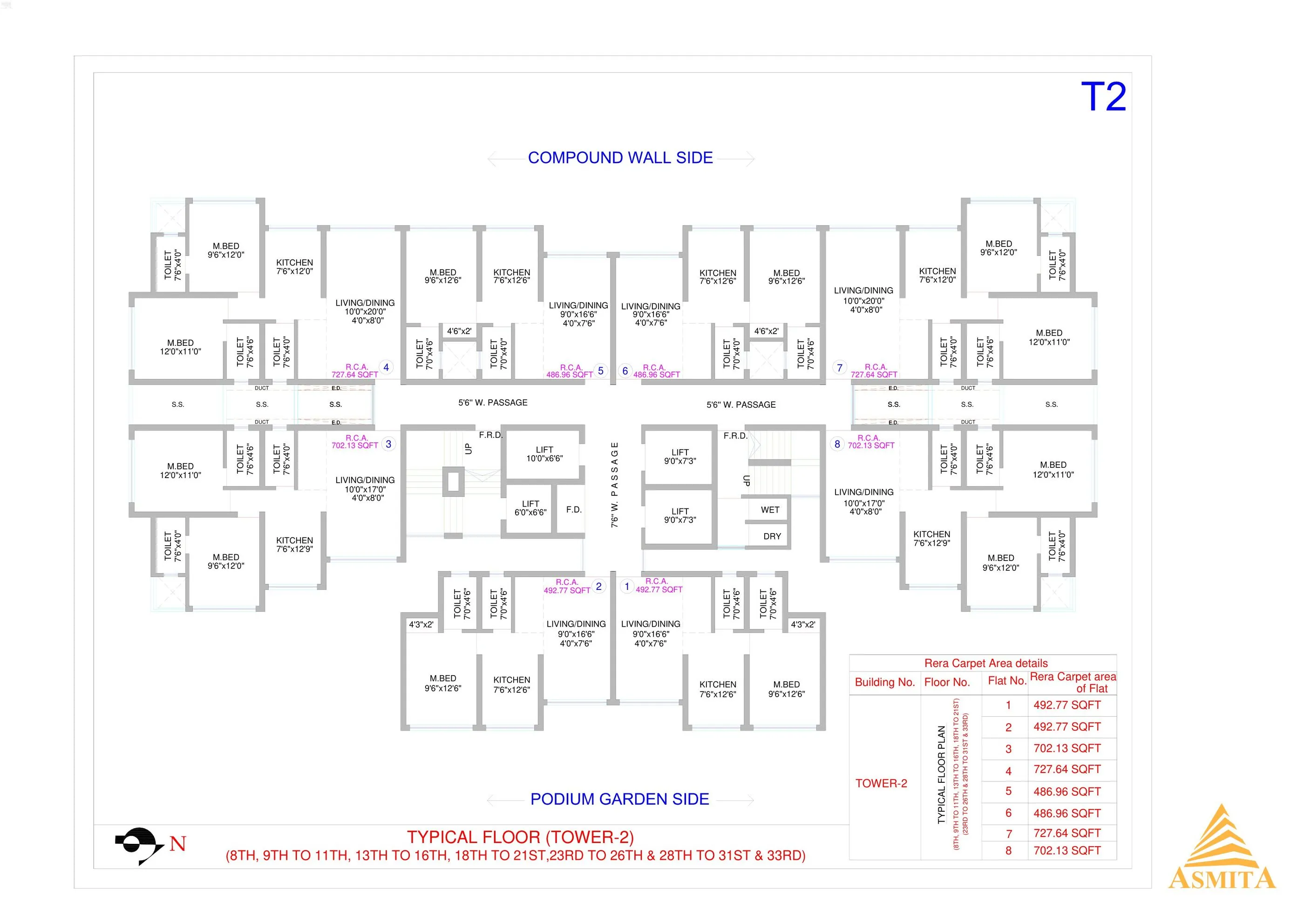 Asmita Grand Maison Floor plan 2