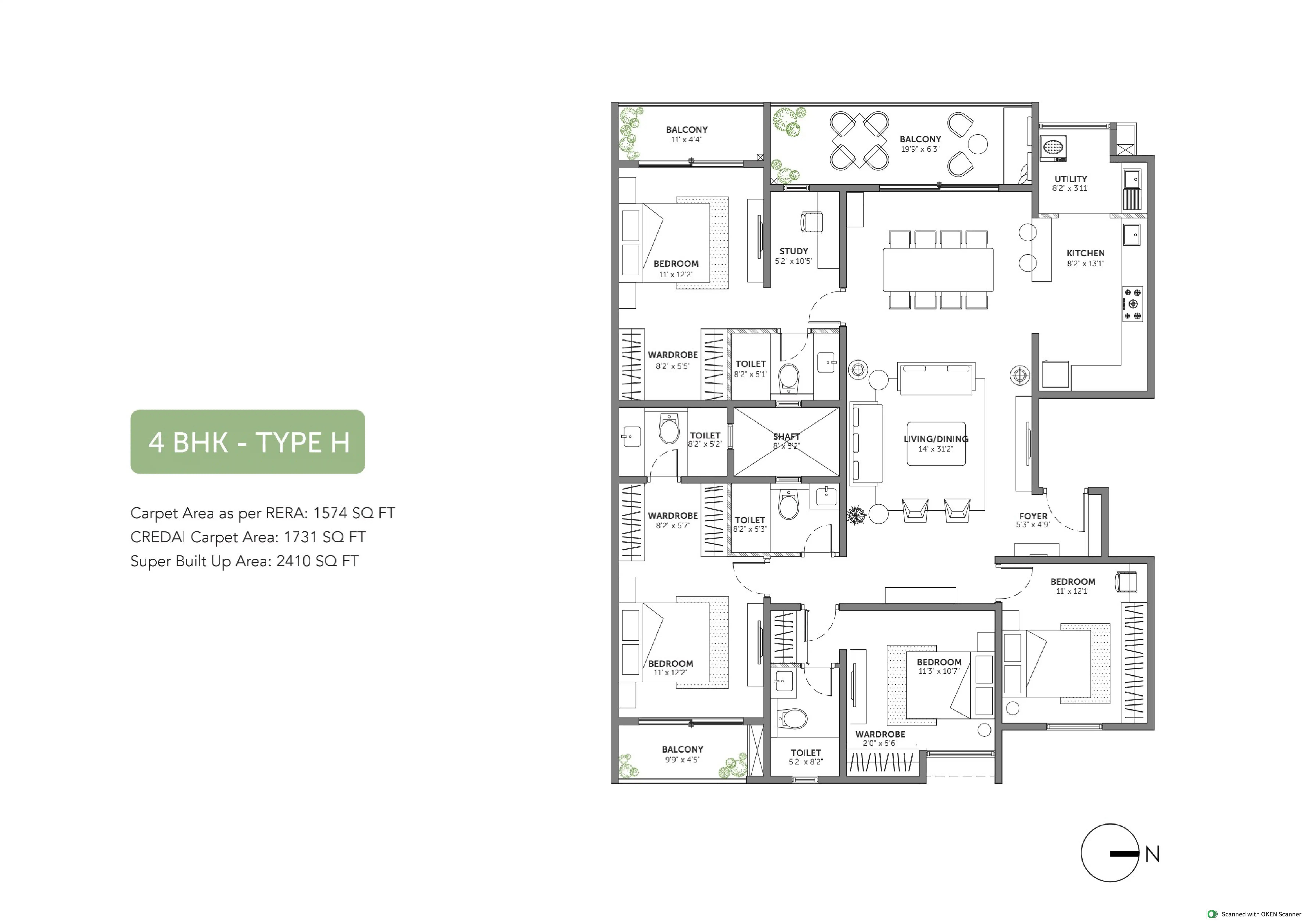 Assetz 63 Degree East Floor Plan