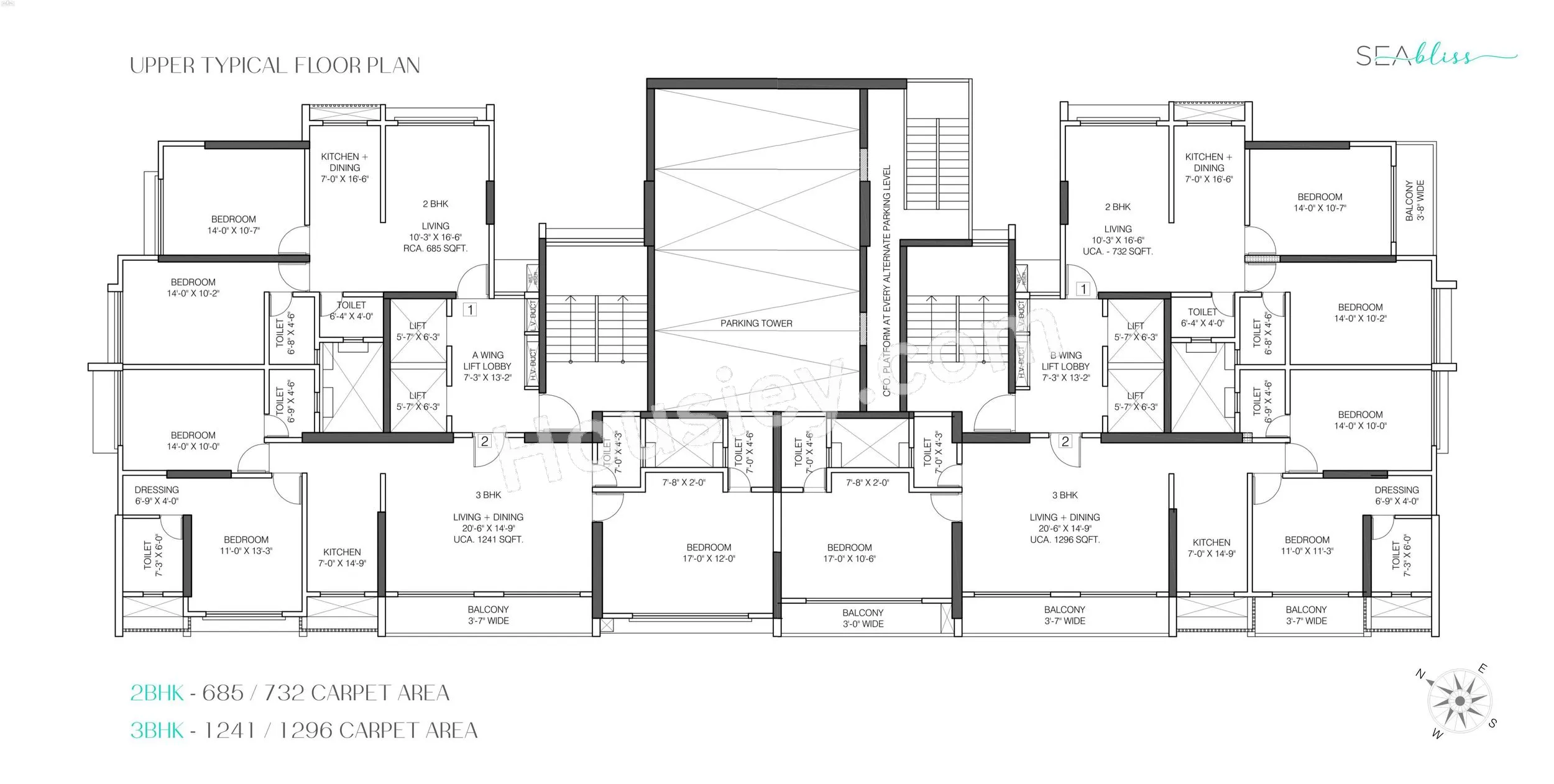 Asshna Sea Bliss Floor plan 1