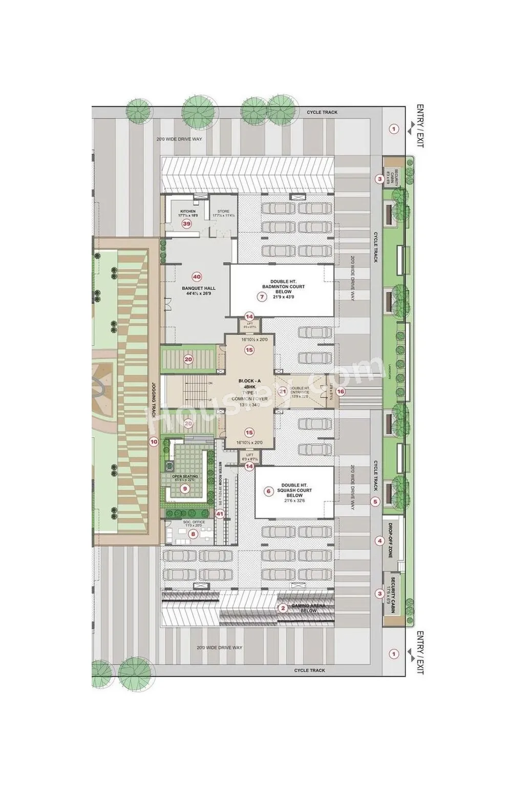 Atishay Shivalay Asteria Floor plan 1