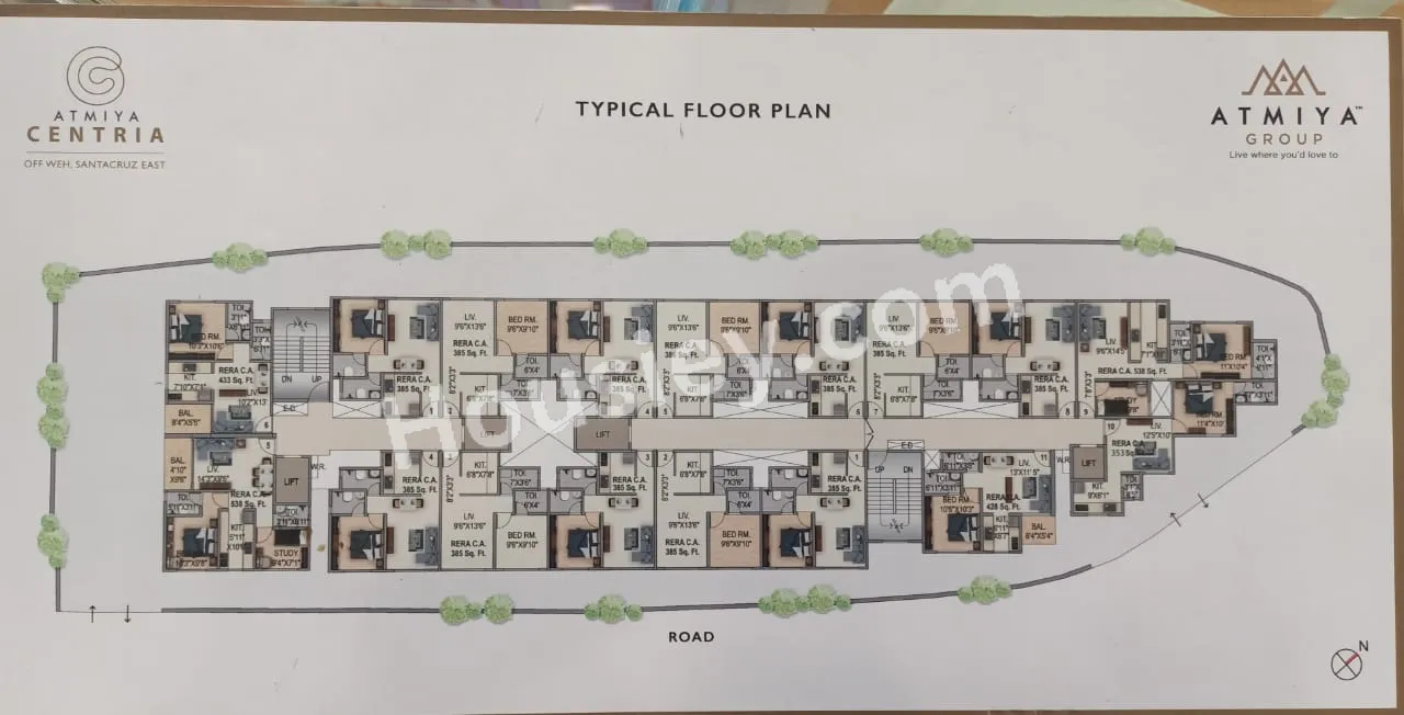 Atmiya Centria Floor Plan