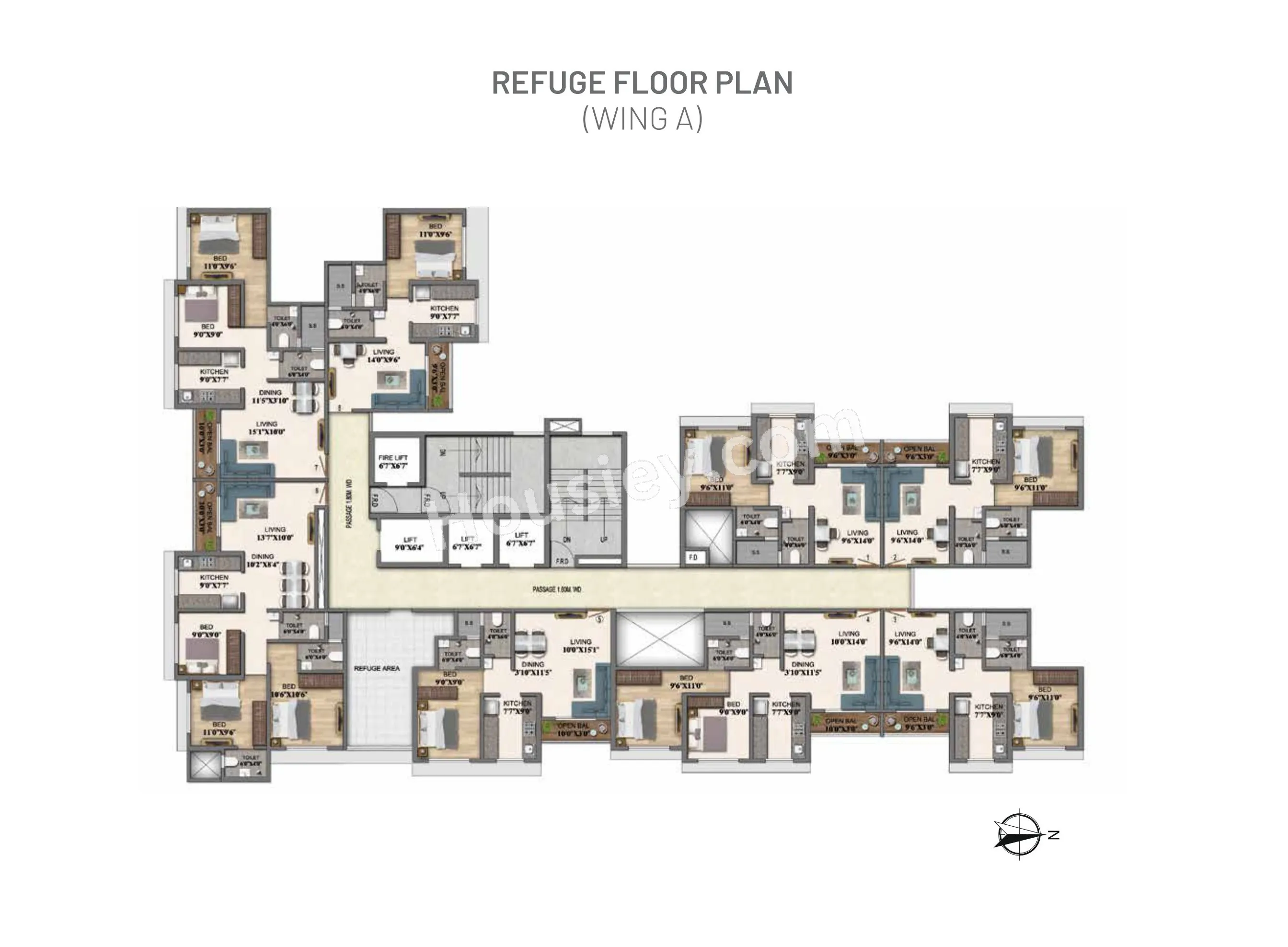 Balaji Sarvoday Floor plan 1