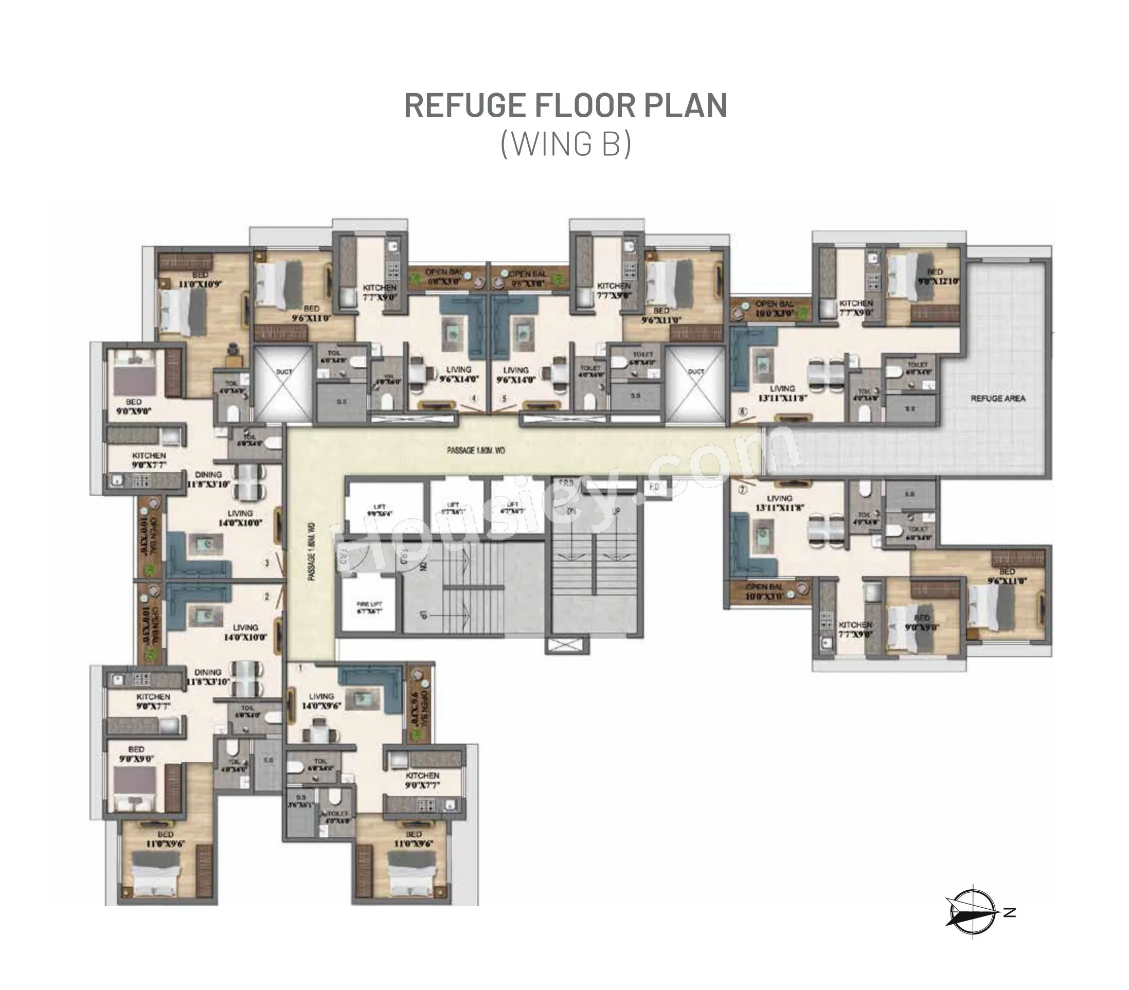 Balaji Sarvoday Floor plan 2