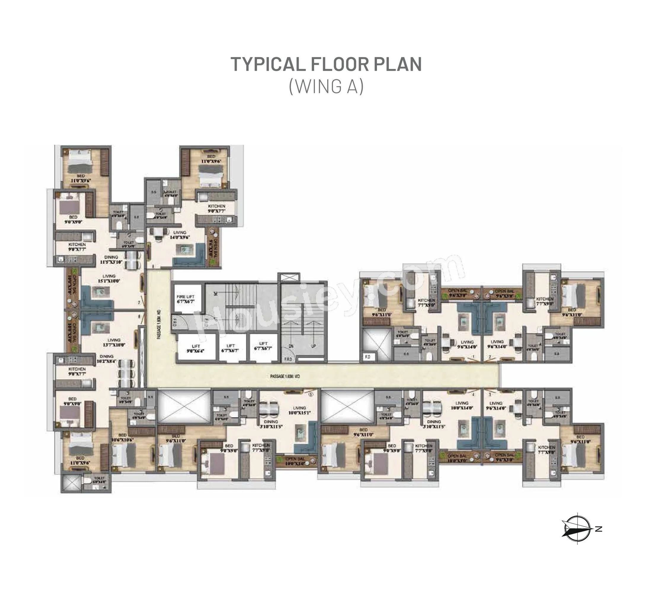 Balaji Sarvoday Floor plan 4