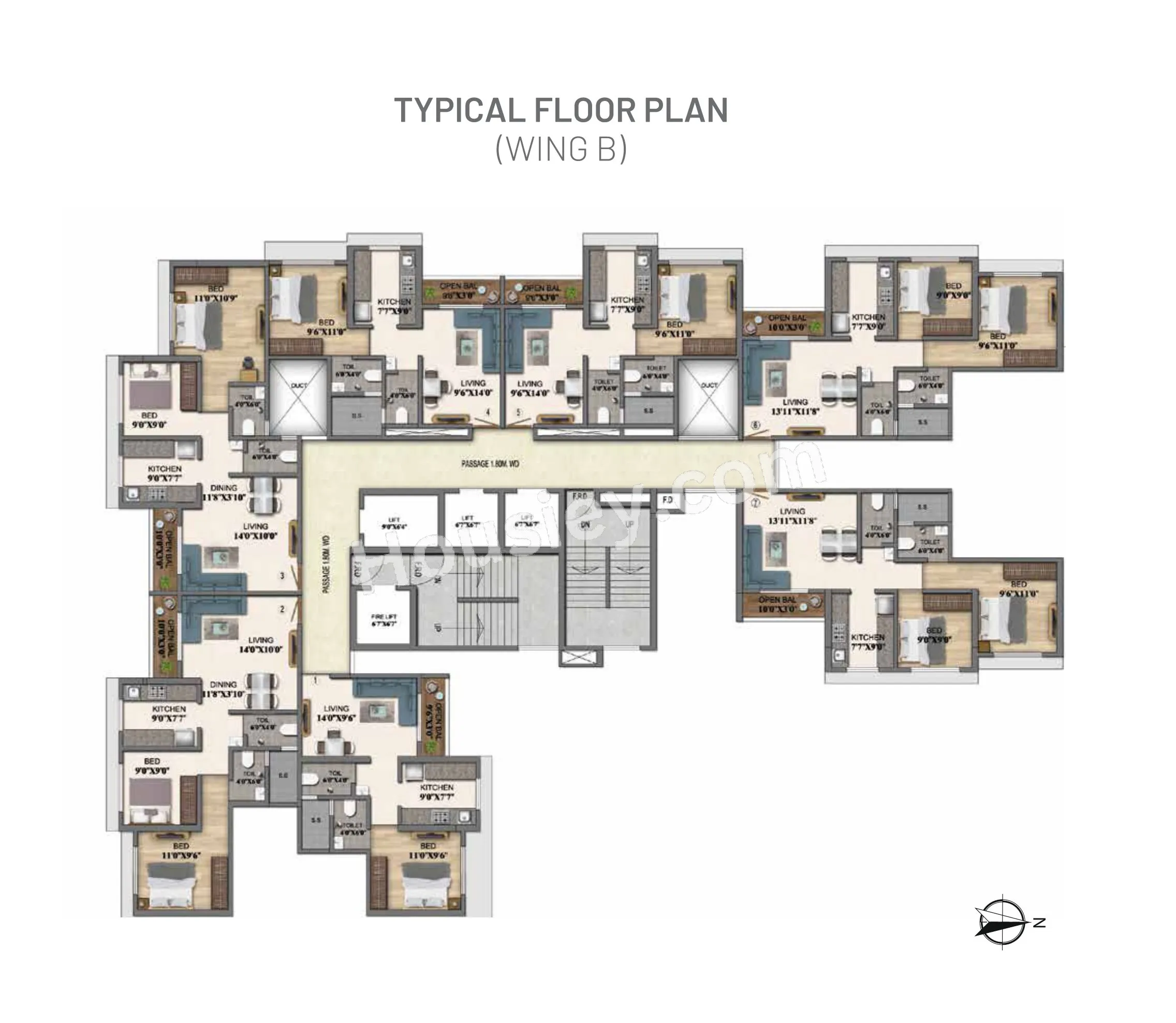 Balaji Sarvoday Floor plan 3