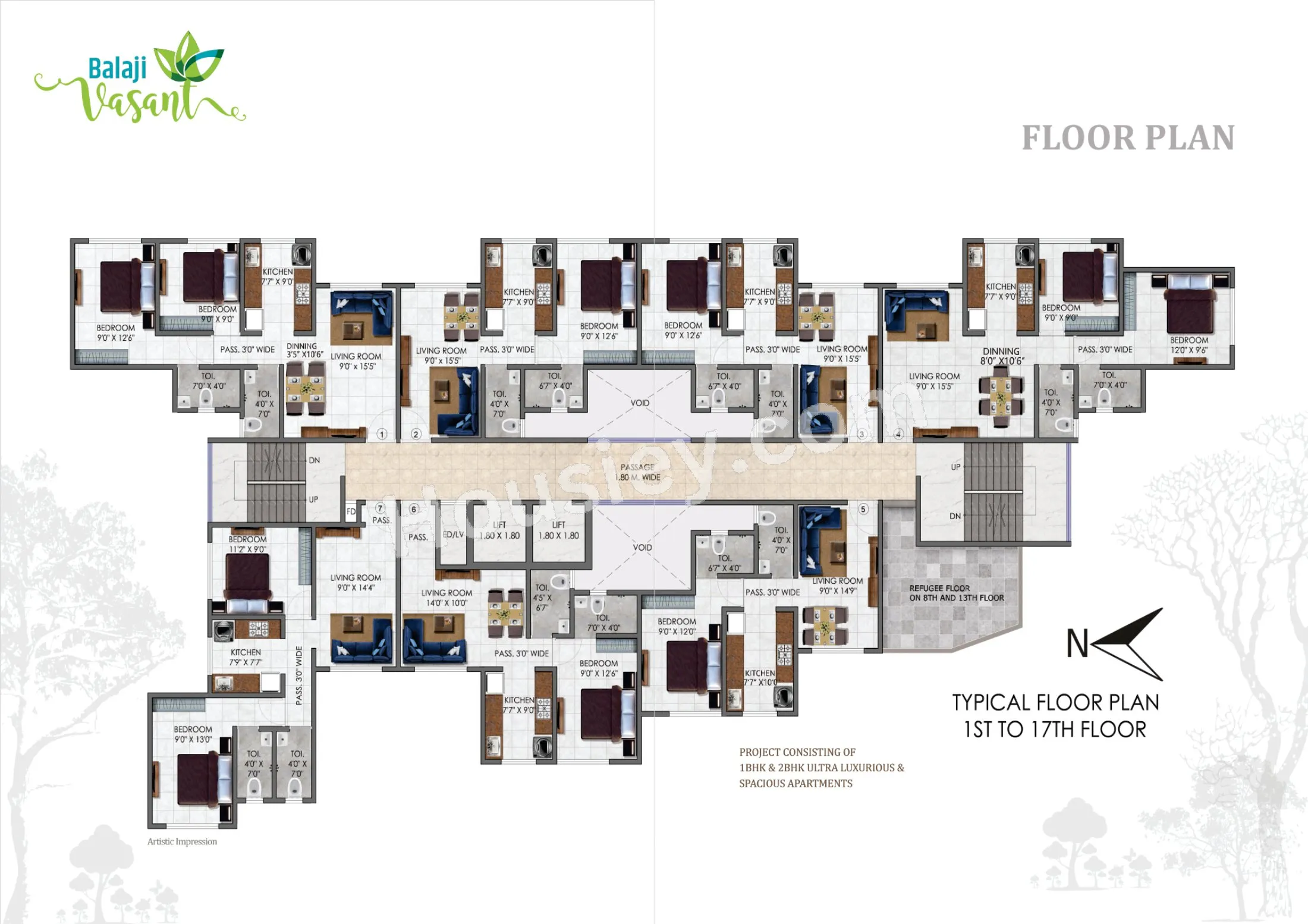 Balaji Vasant Floor Plan