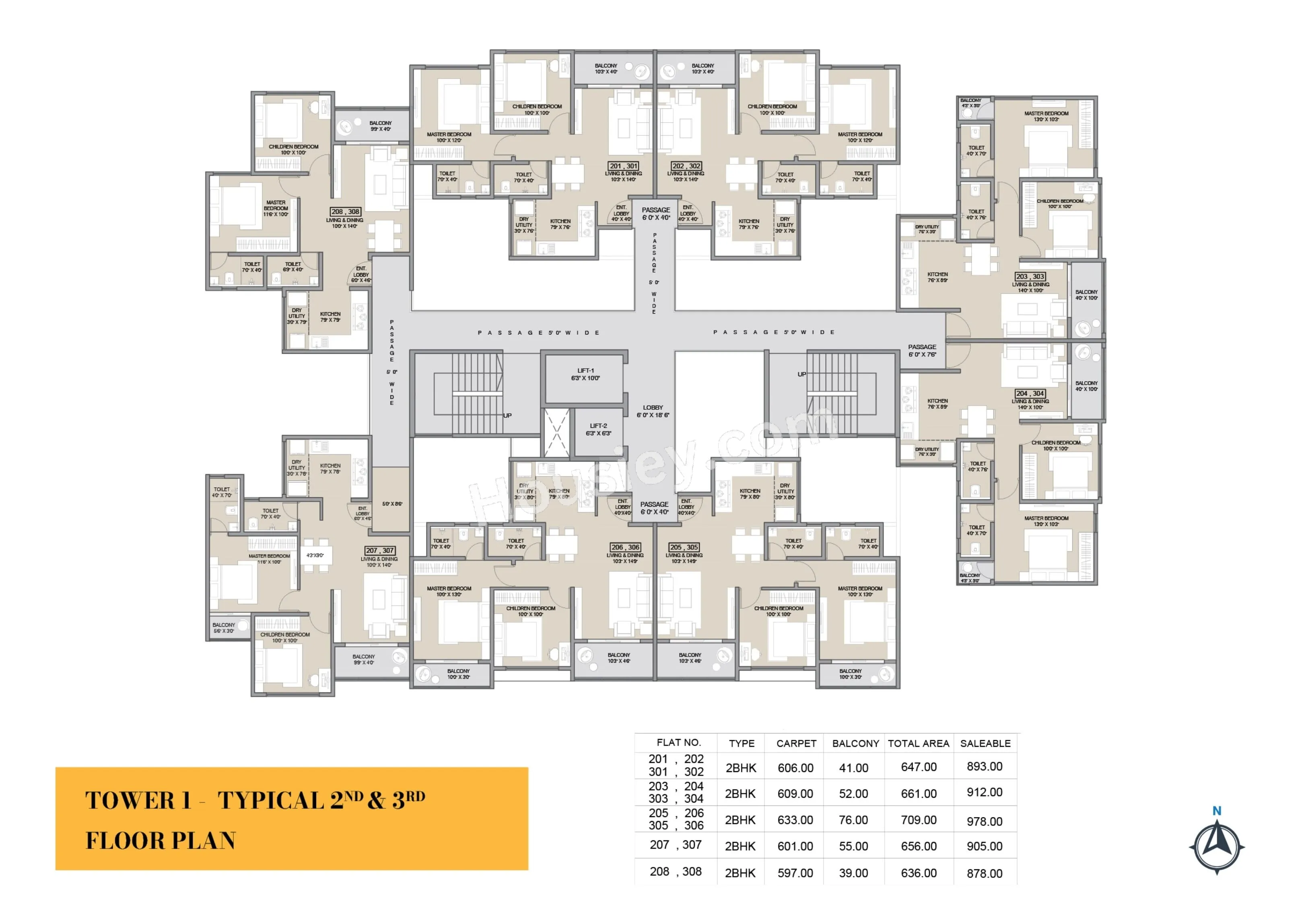 Belmont Skyverse Floor plan 3