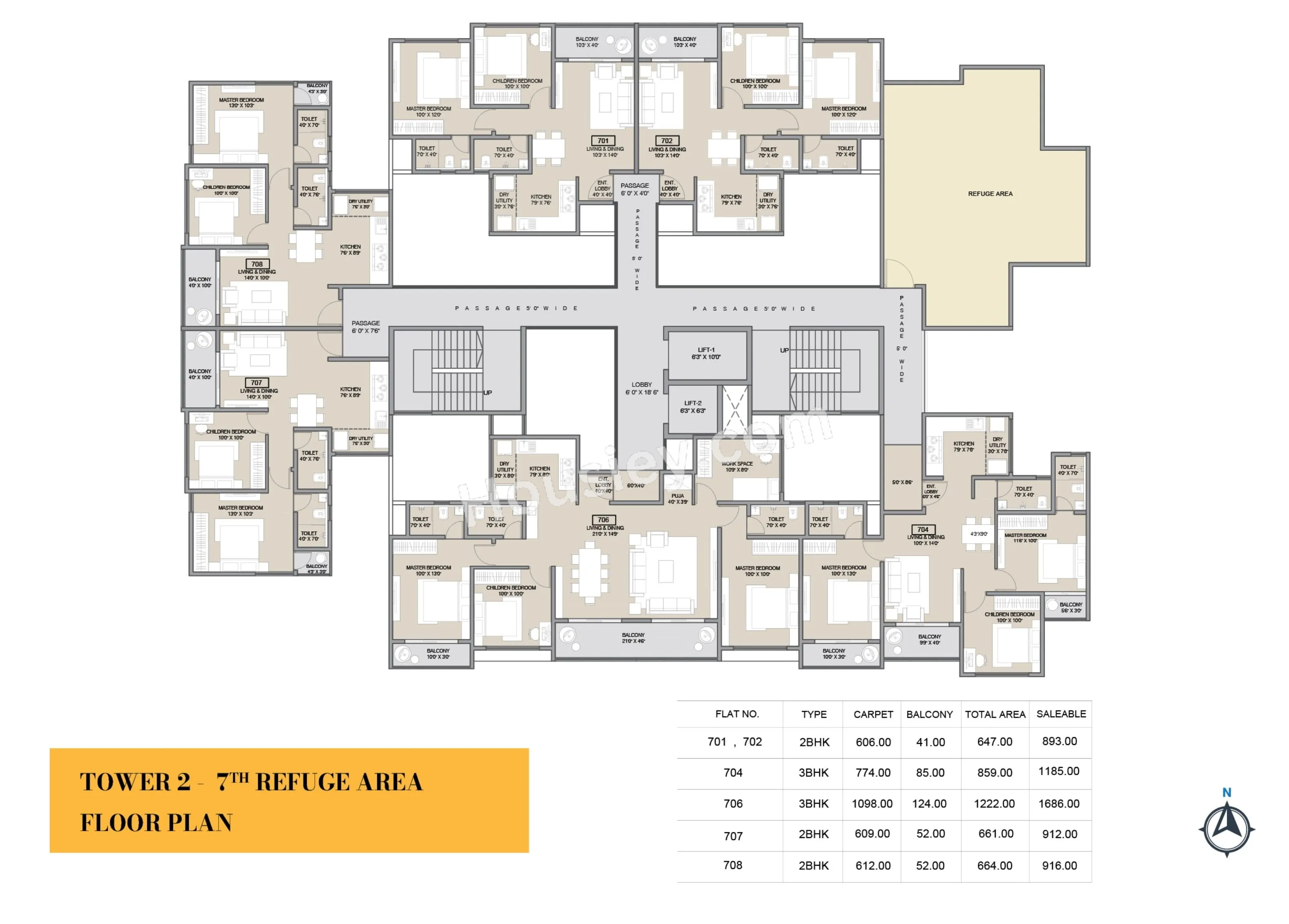 Belmont Skyverse Floor plan 7