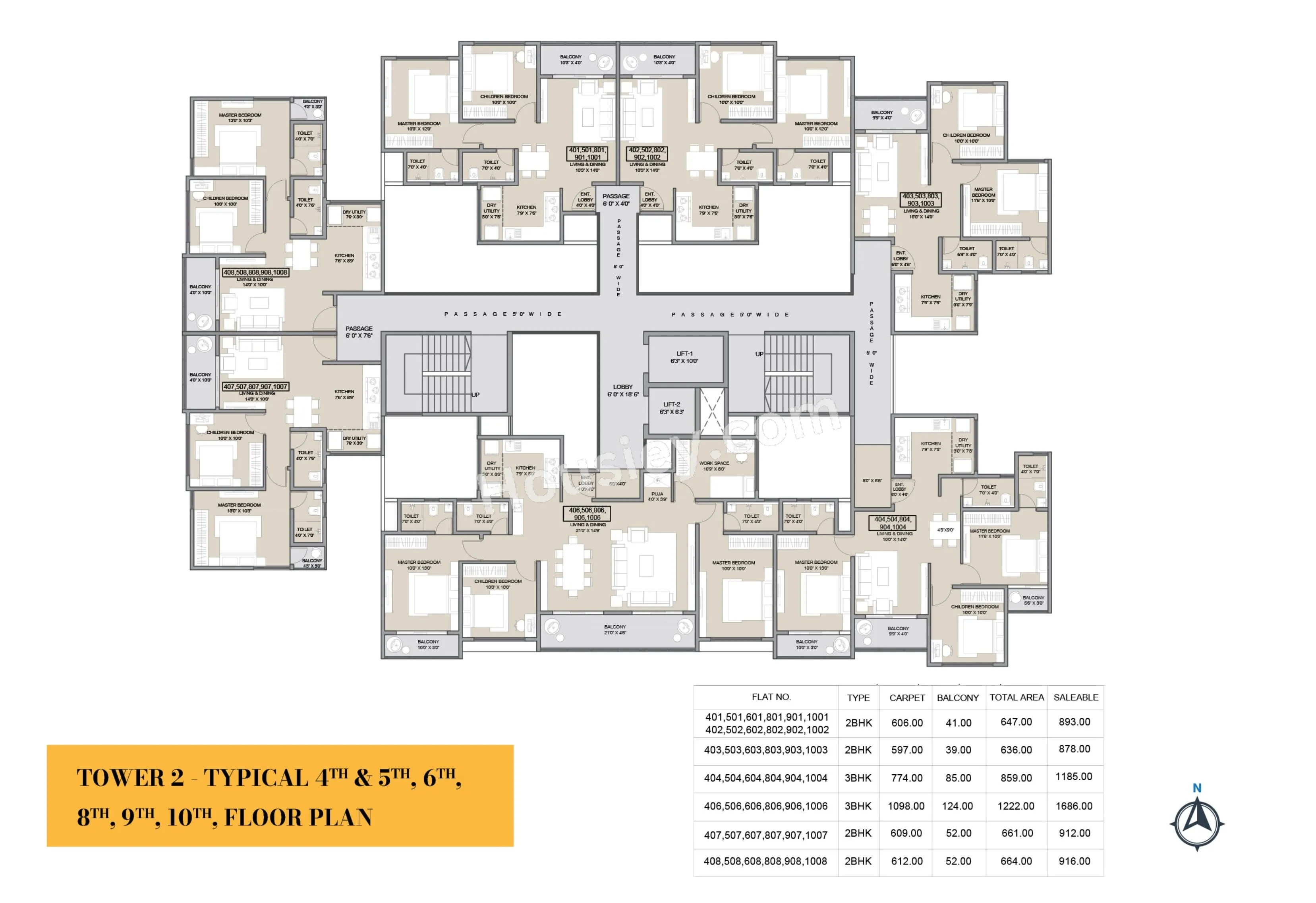 Belmont Skyverse Floor plan 8