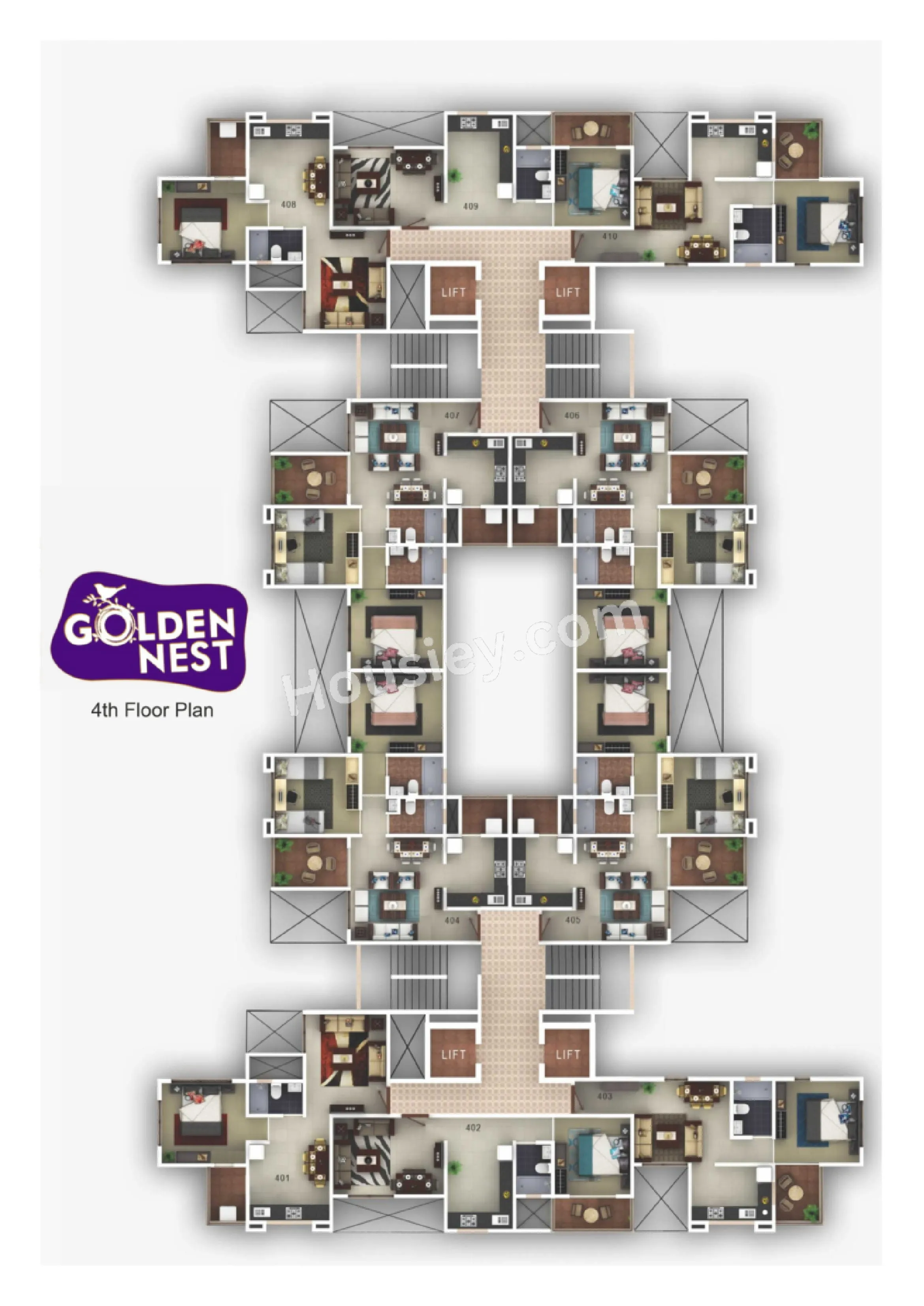 Bhagwat Pardeshi Golden Nest Floor plan 1