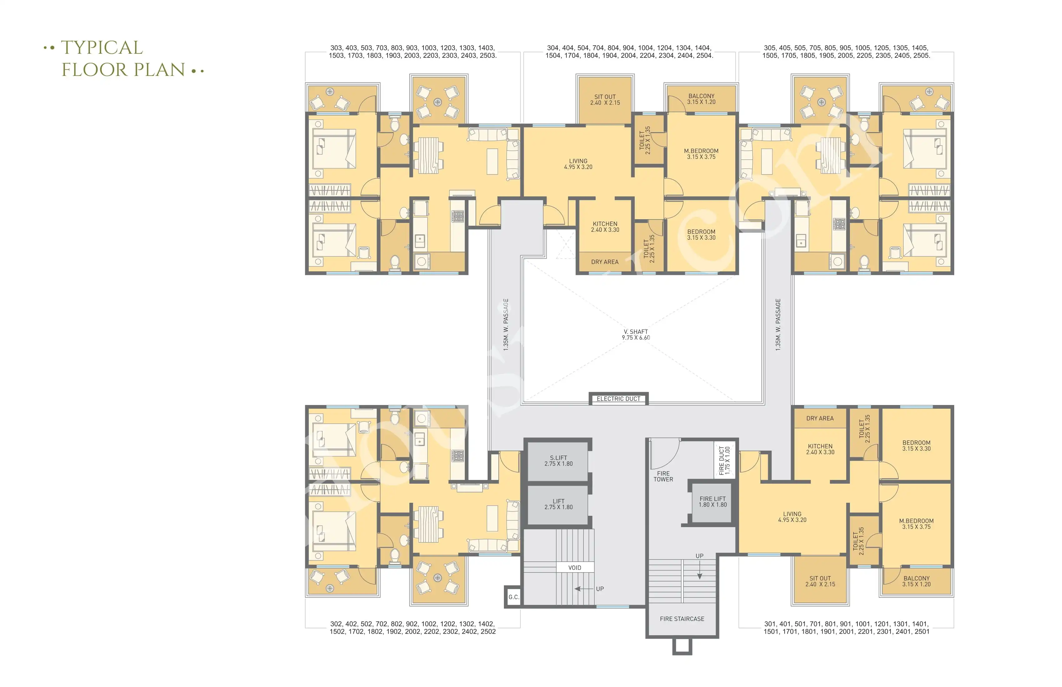 N-B Bhondve Bhalchandra Blessings Floor plan 2