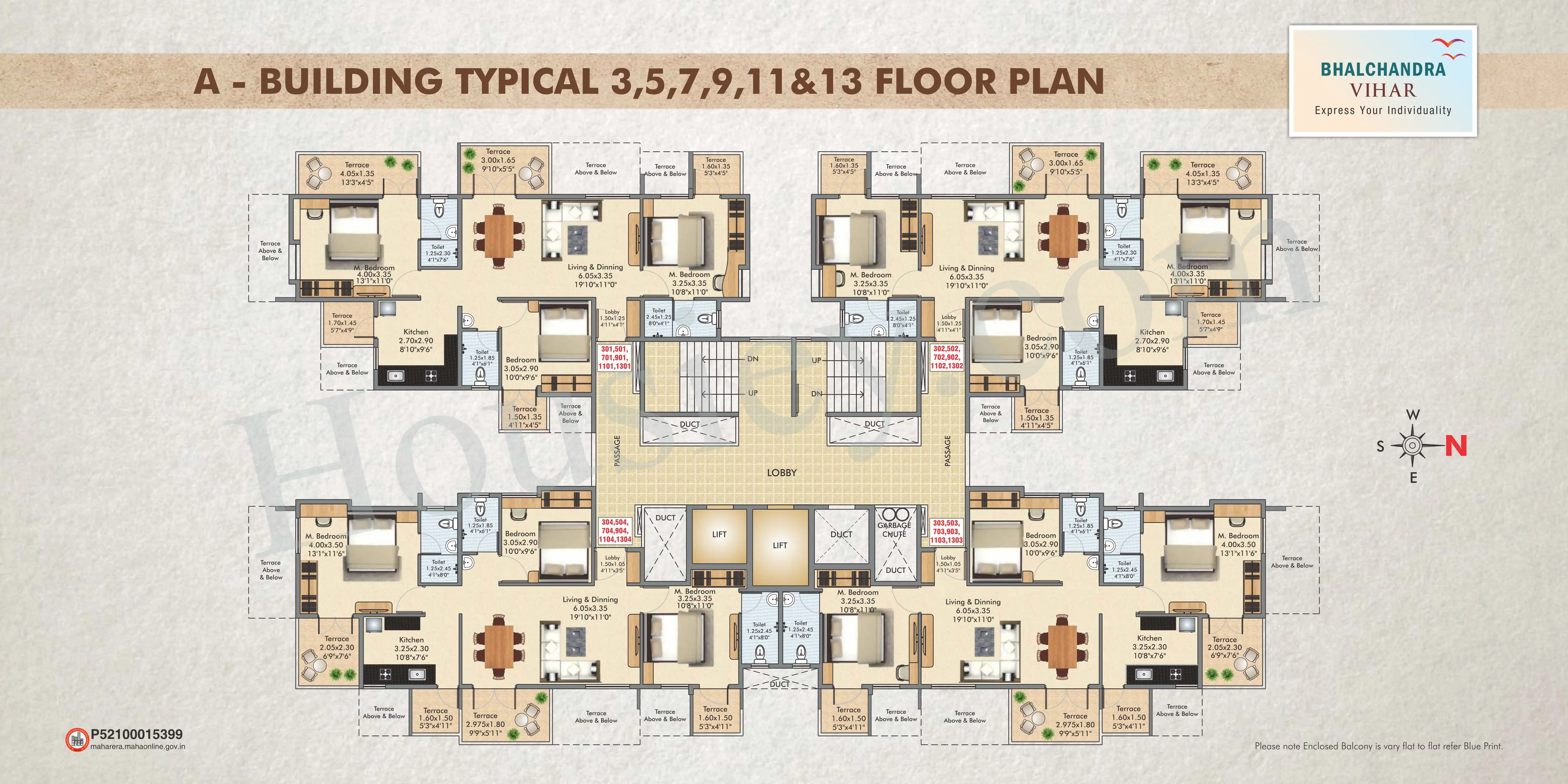 Bhalchandra Vihar Phase 2 Floor plan 1