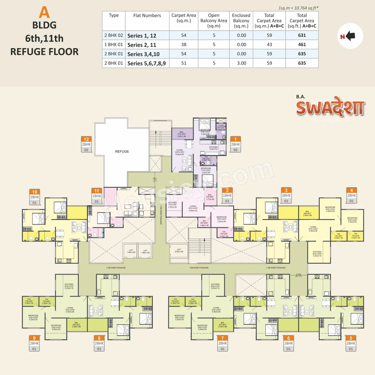 Bhandari Swadesha Floor plan 1