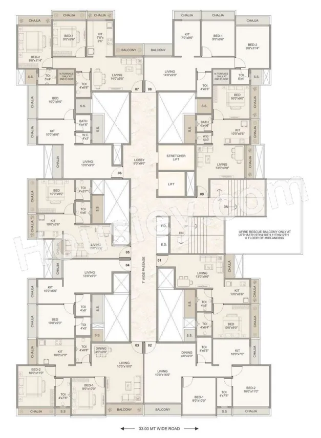 Bhaveshwar Valencia Floor plan 4