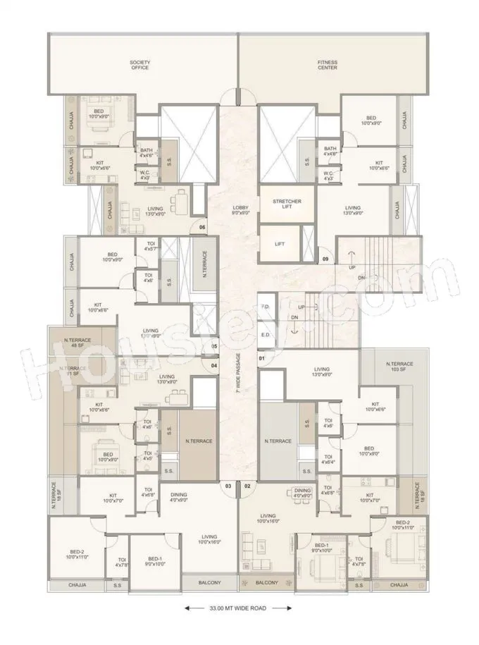 Bhaveshwar Valencia Floor plan 3