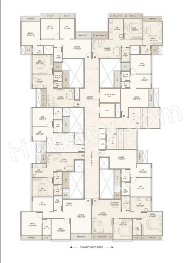 Bhaveshwar Valencia Floor plan 5