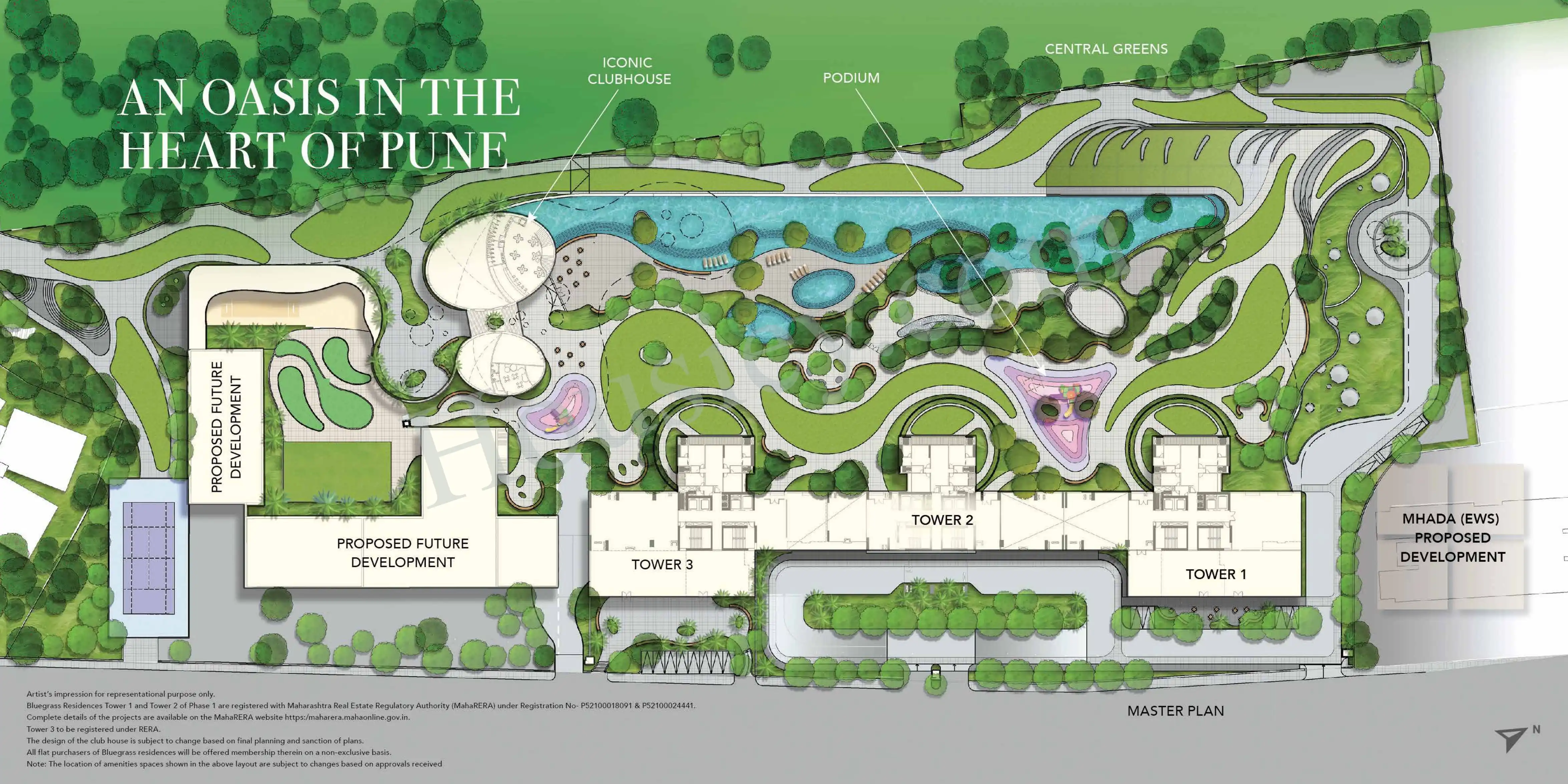 Sagitarius Bluegrass Residences Master Plan