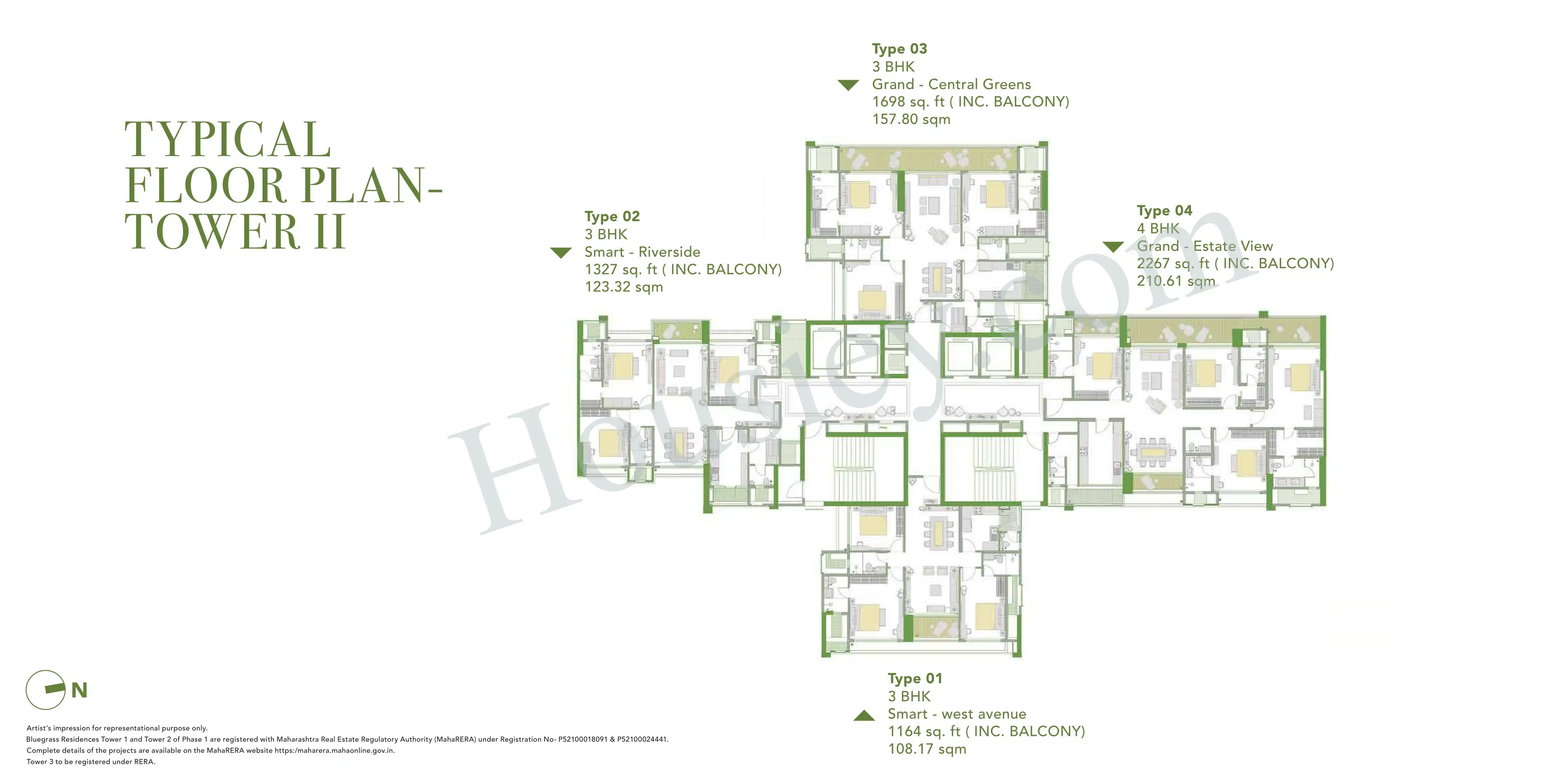Sagitarius Bluegrass Residences Floor plan 2