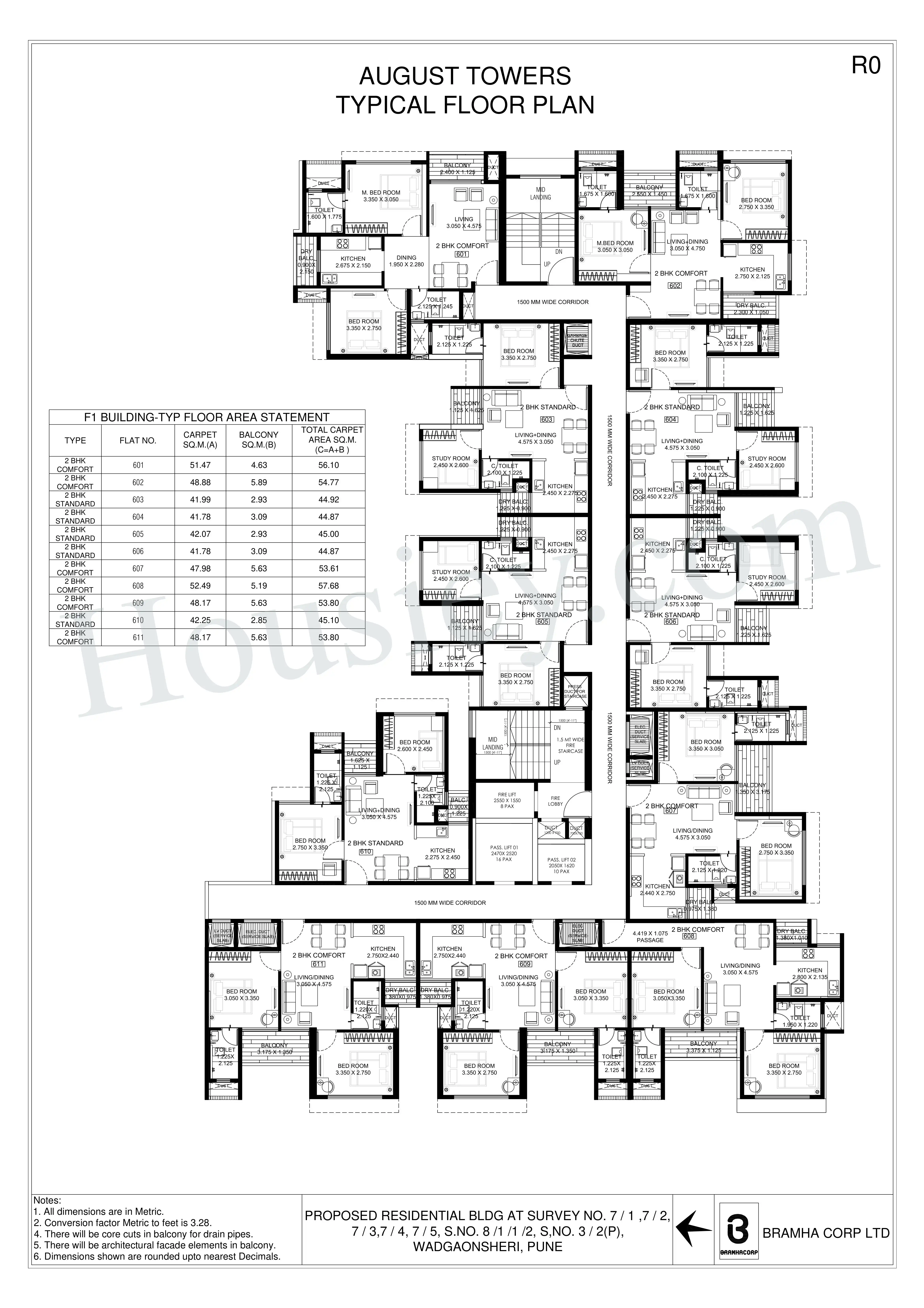 Bramha August Tower Master Plan