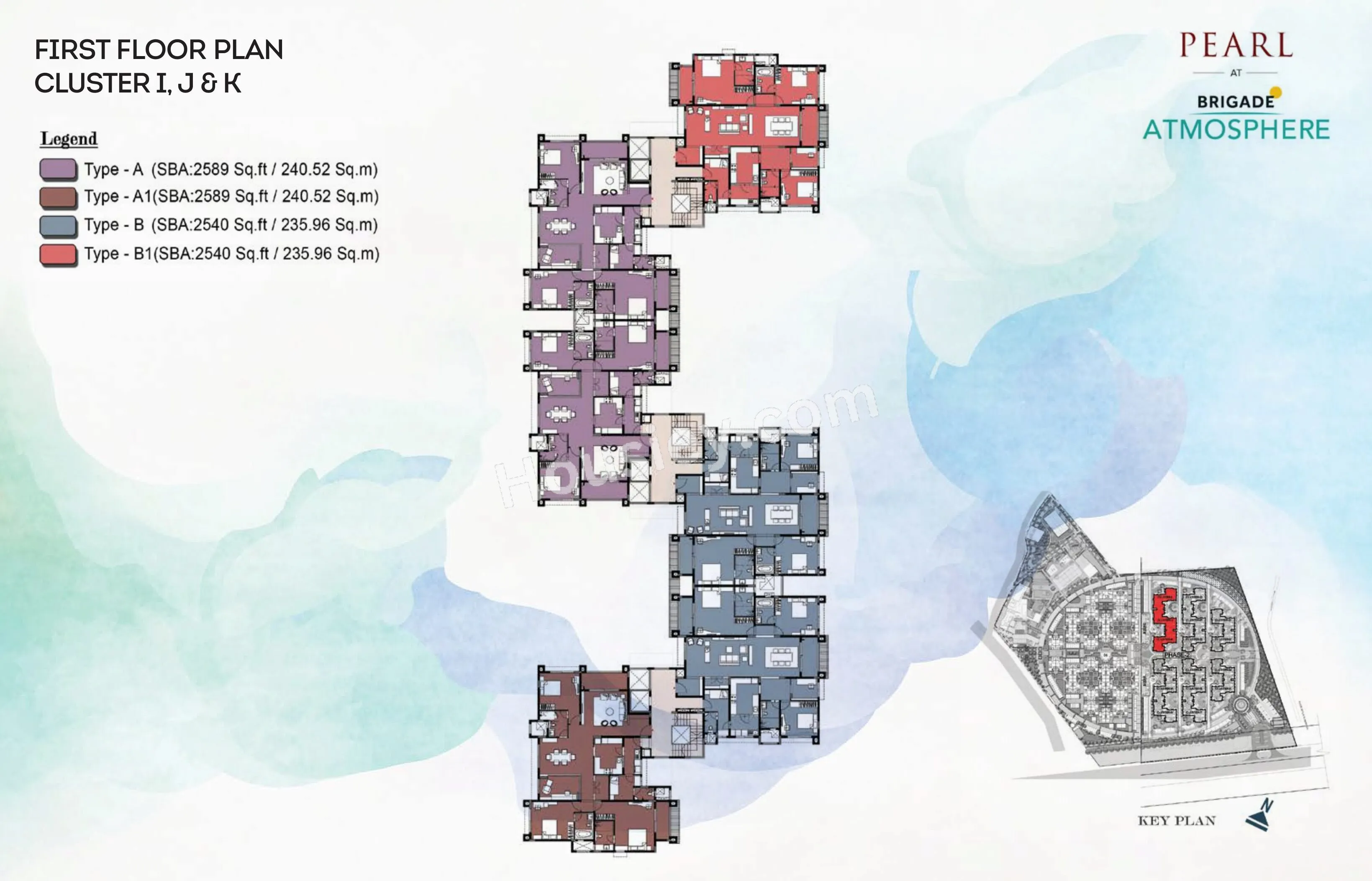 Brigade Atmosphere Pearl Floor Plan