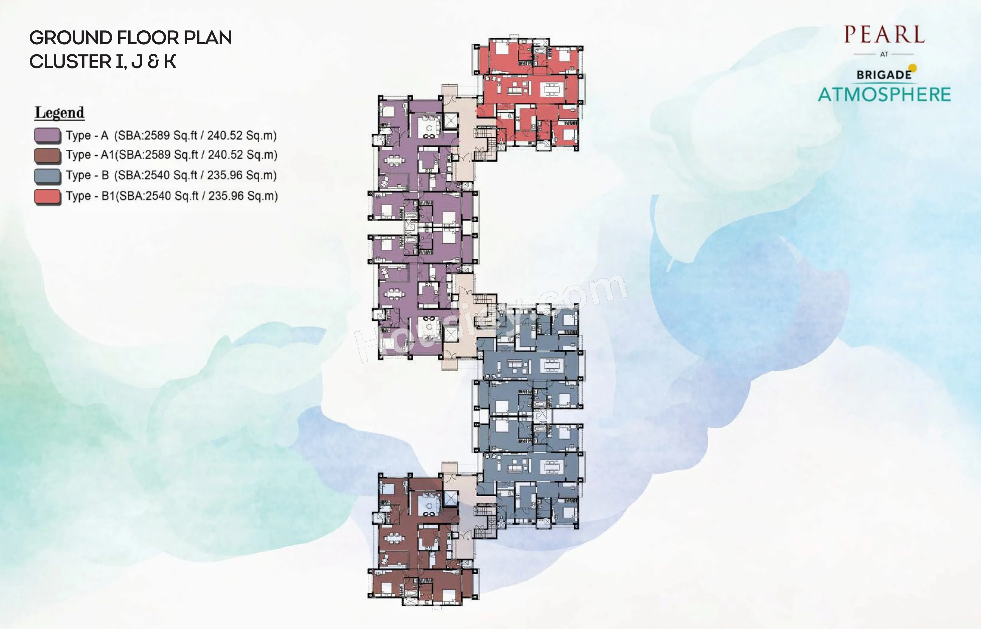 Brigade Atmosphere Pearl Floor plan 2
