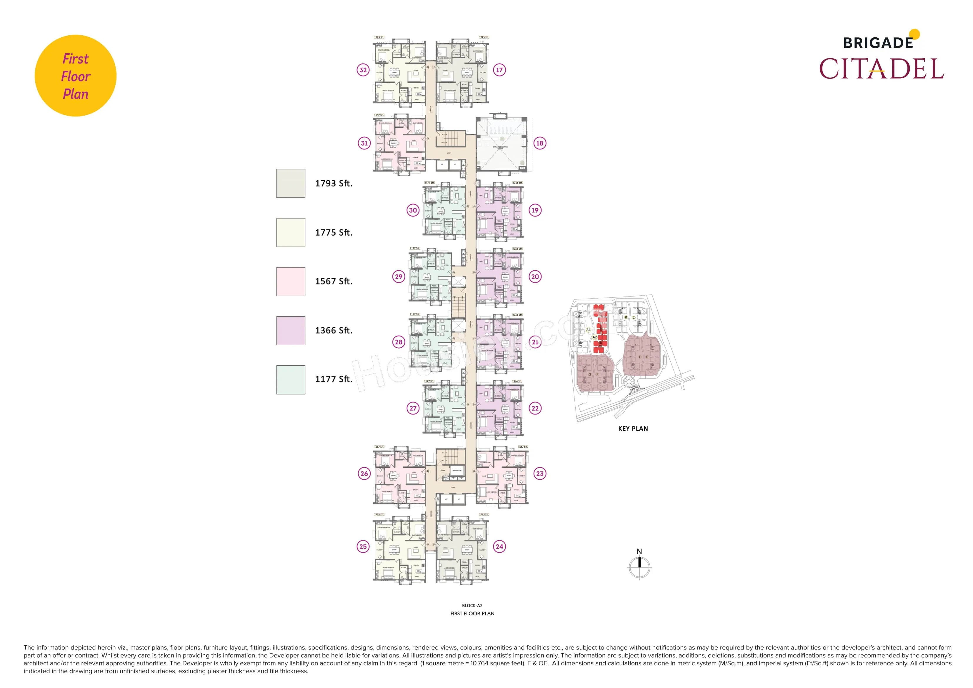 Brigade Citadel Floor plan 3