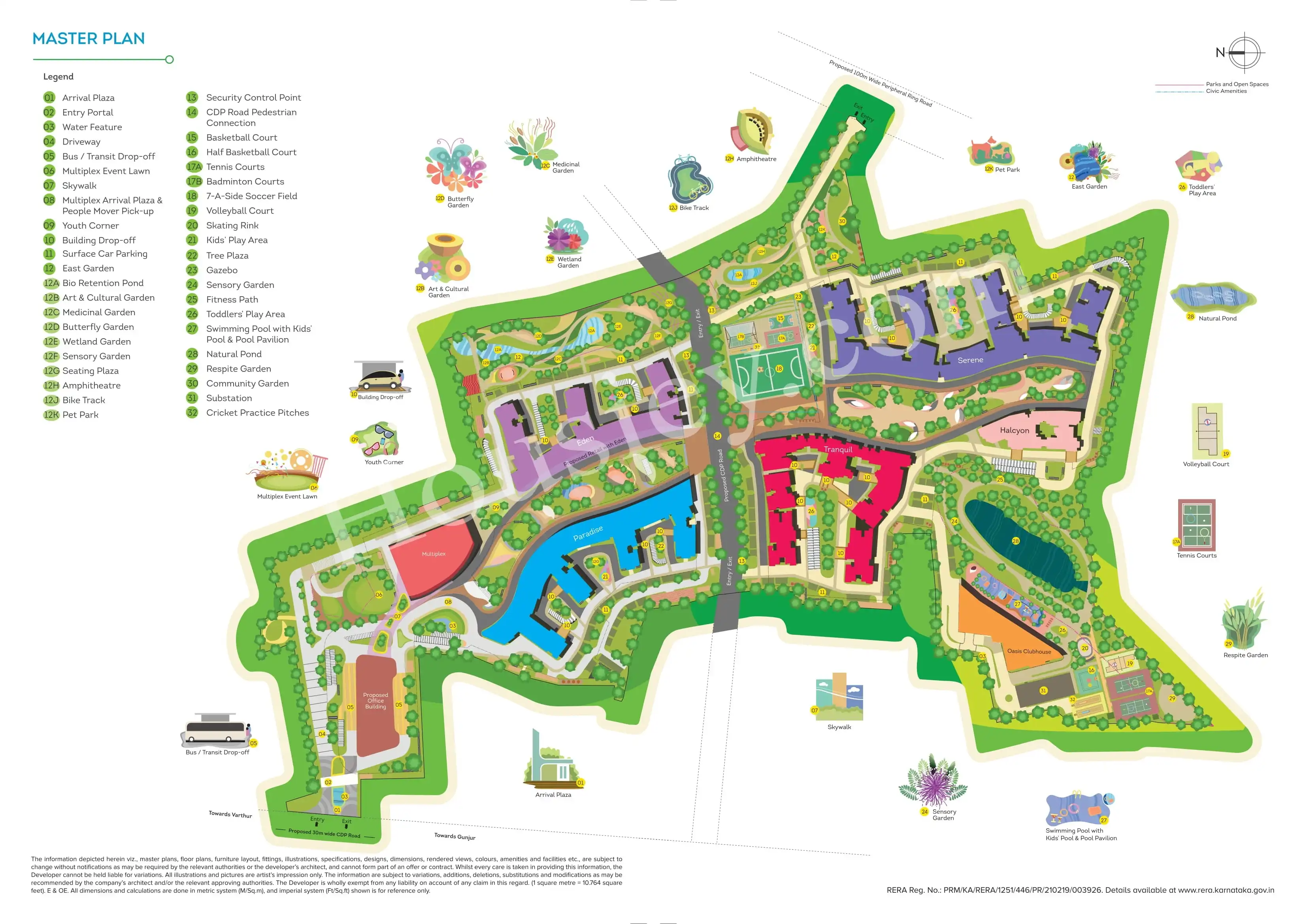 Brigade Cornerstone Utopia Phase 3 Floor plan 1