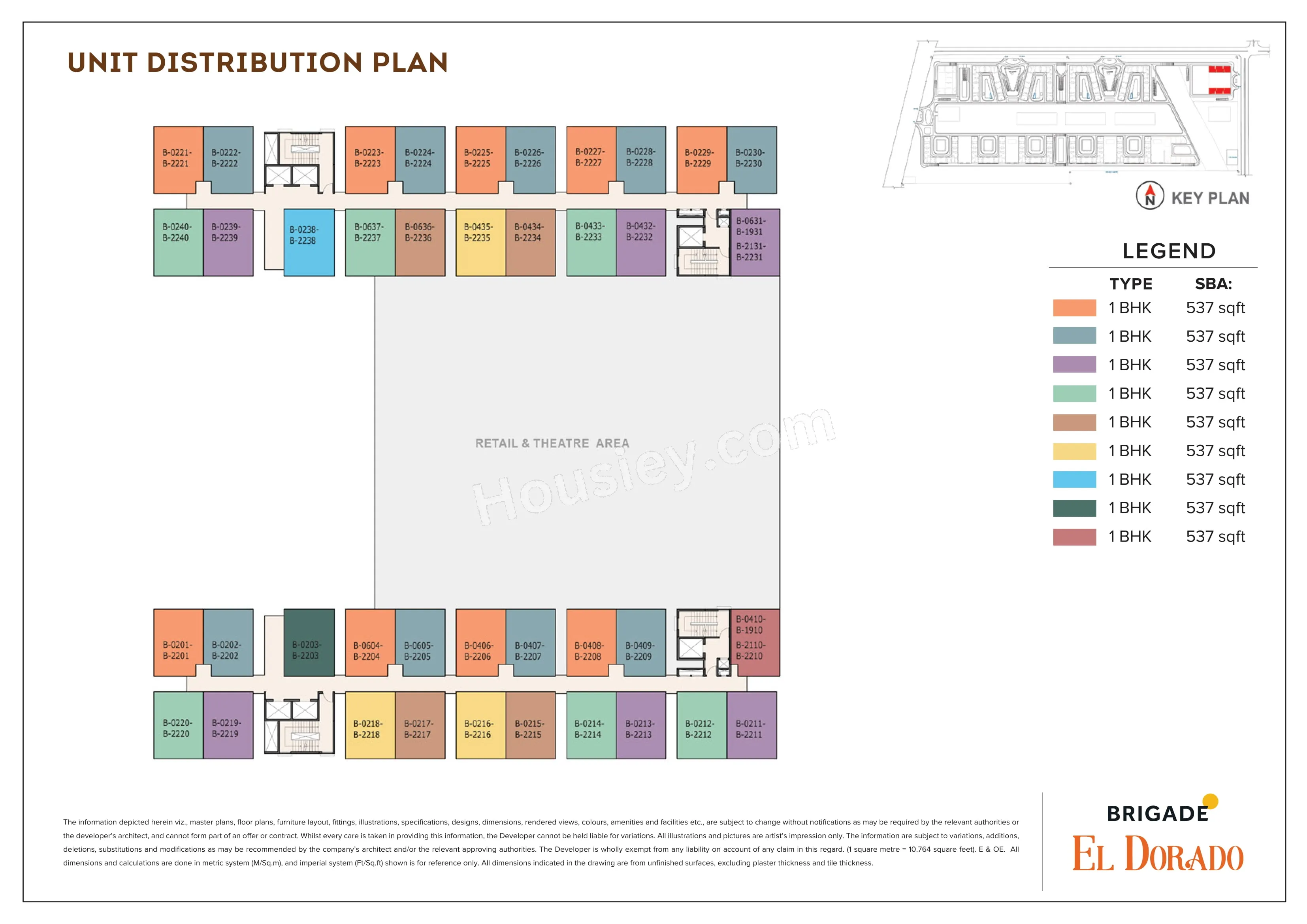Brigade El Dorado Beryl Floor plan 1