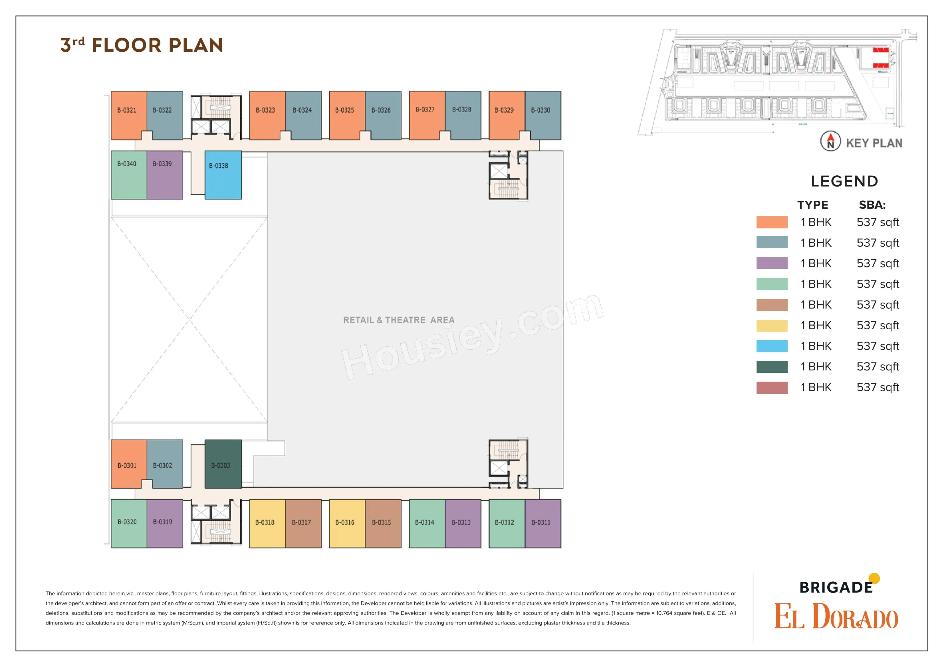 Brigade El Dorado Beryl Floor plan 2