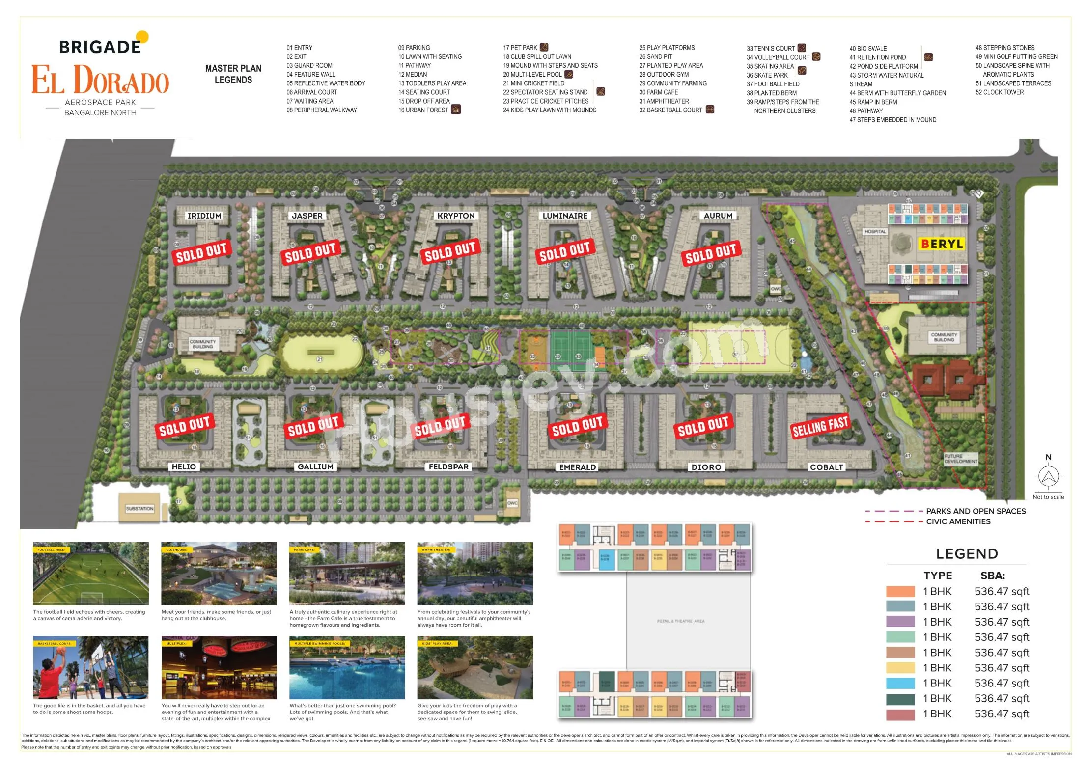 Brigade El Dorado Beryl Master Plan