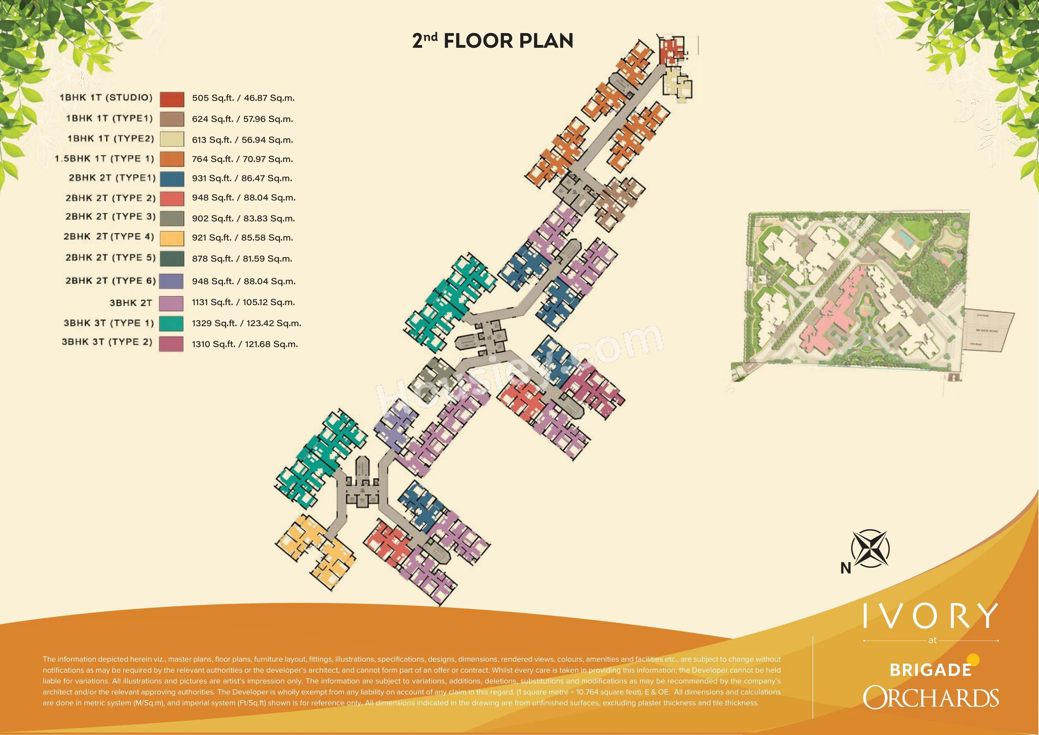 Brigade Orchards Ivory Floor plan 2