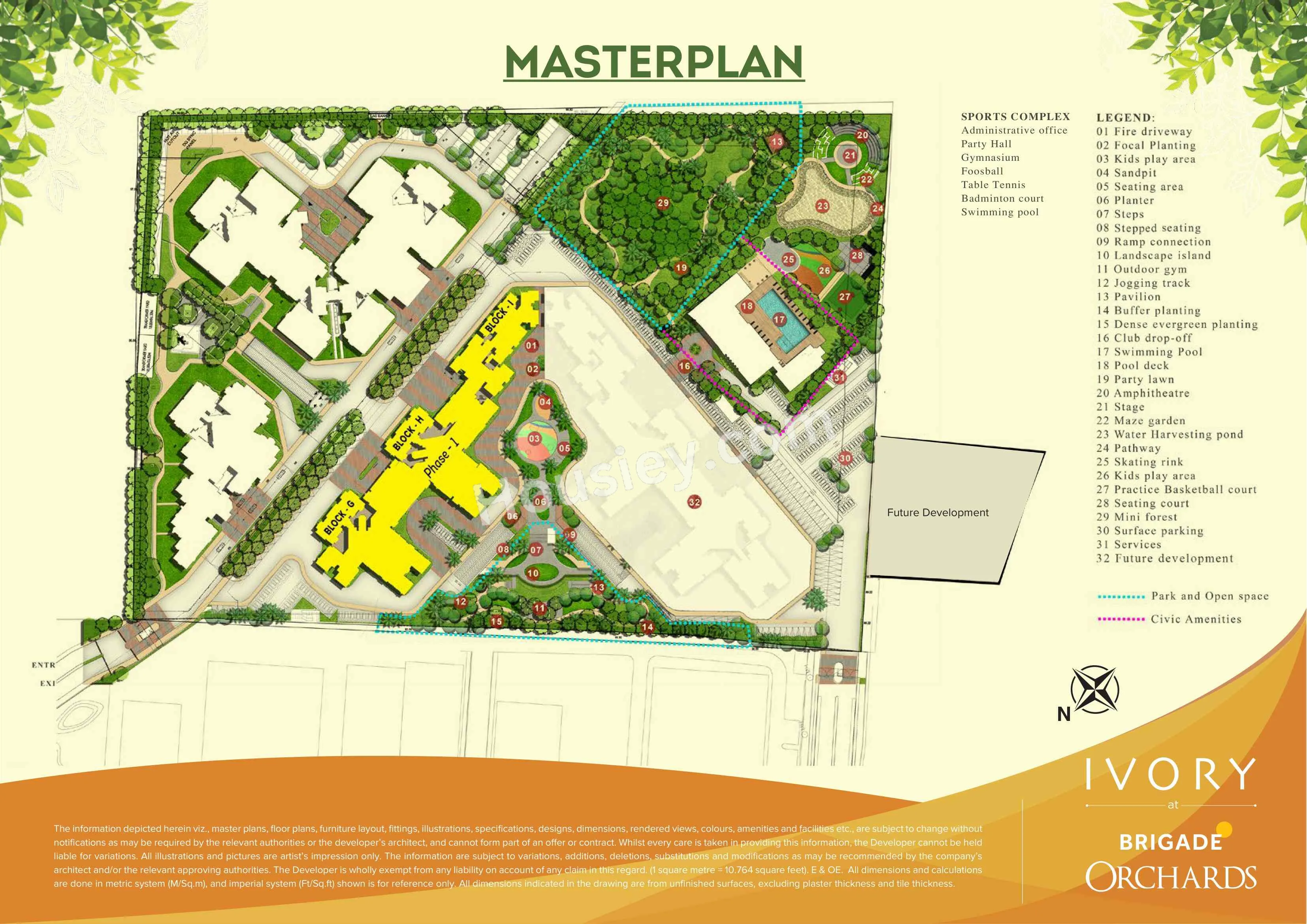 Brigade Orchards Ivory Floor plan 1