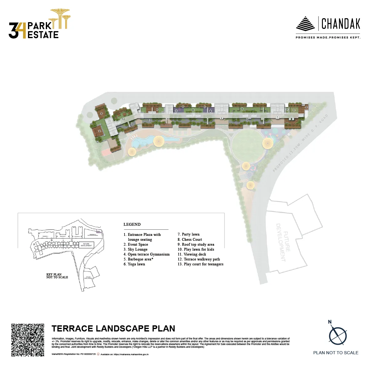 Chandak 34 Park Estate Floor plan 1