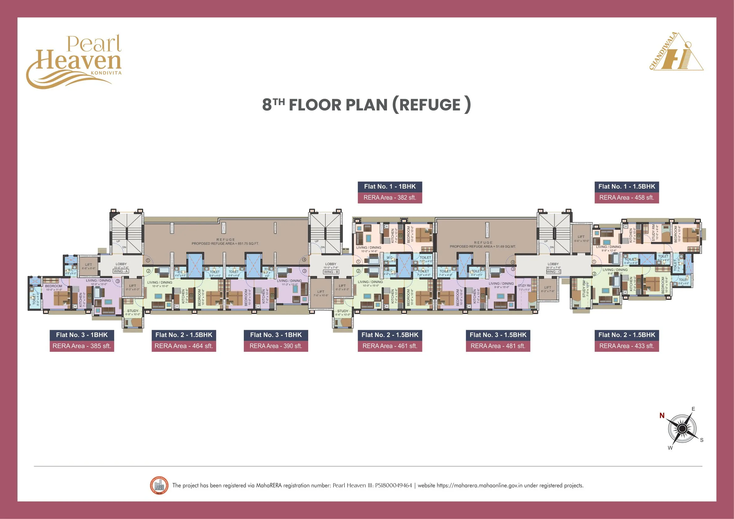 Chandiwala Pearl Heaven Floor plan 2