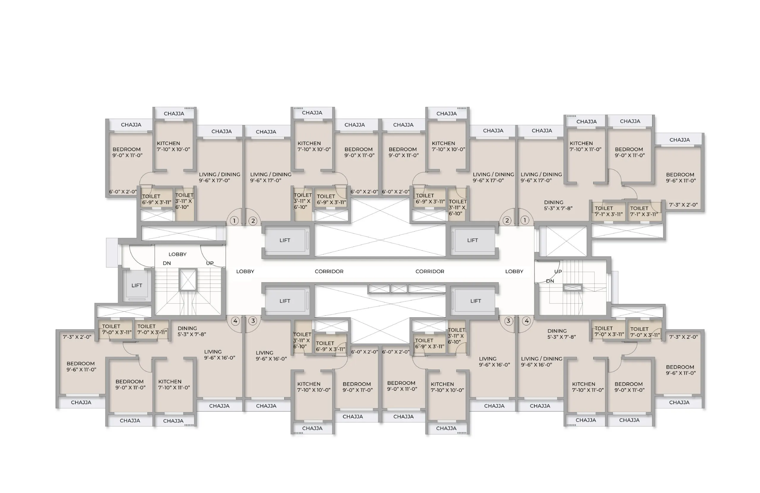 Chheda Greens Floor Plan