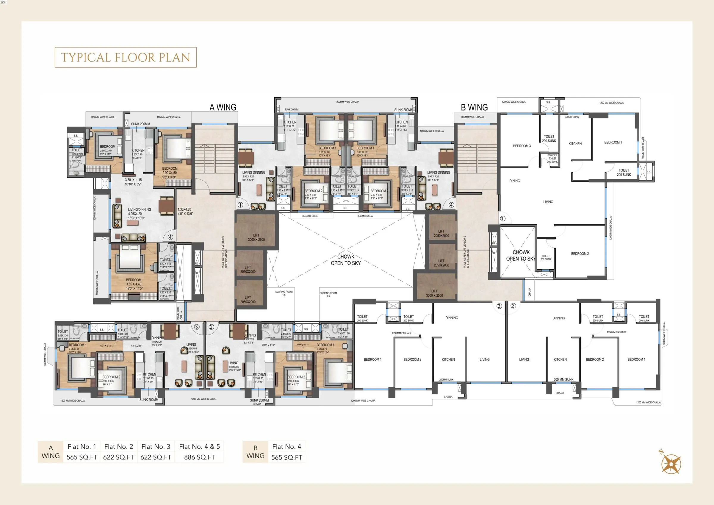 Chheda Legacy Floor Plan
