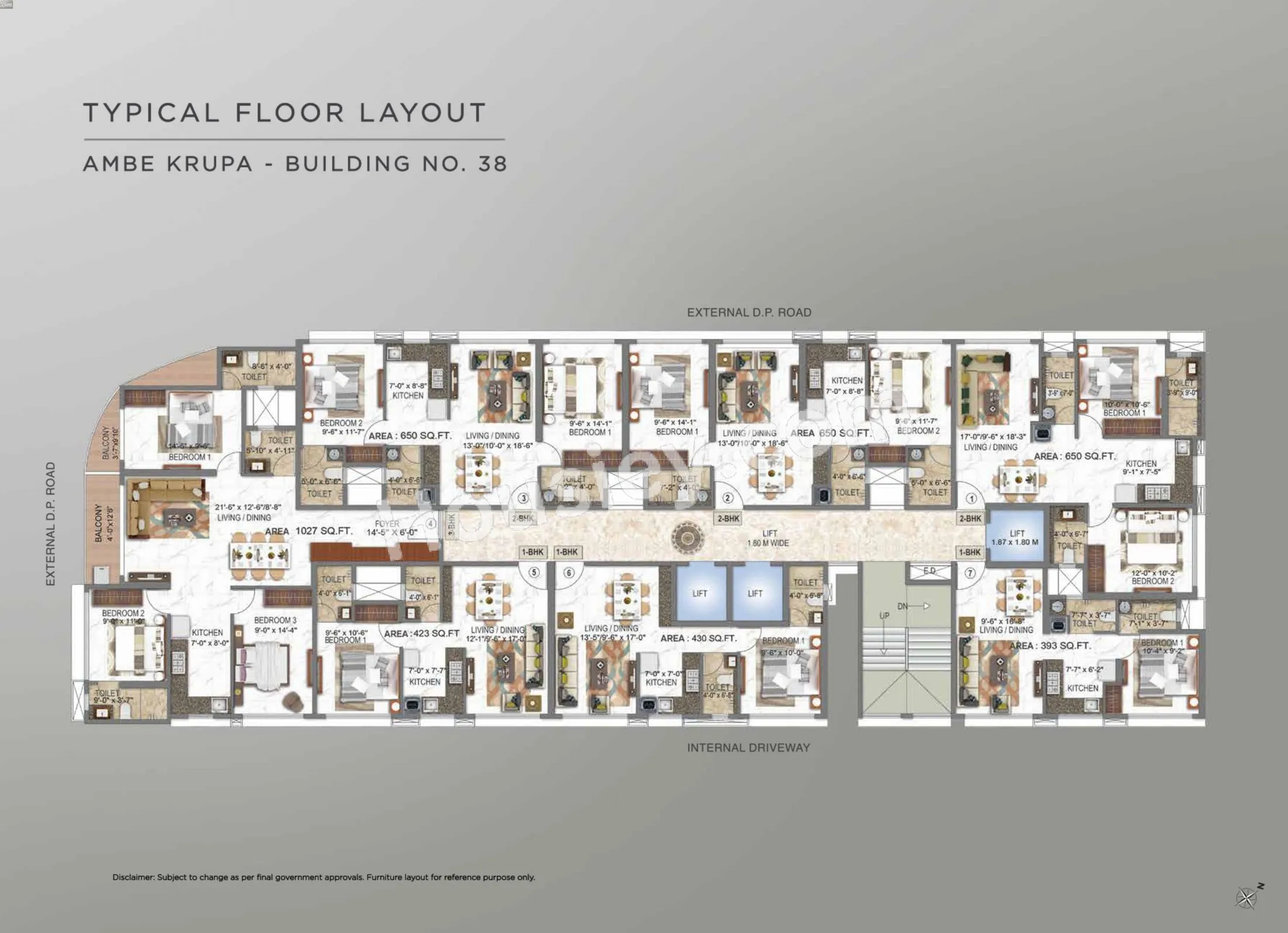 Choice Ambe Darshan Floor plan 1