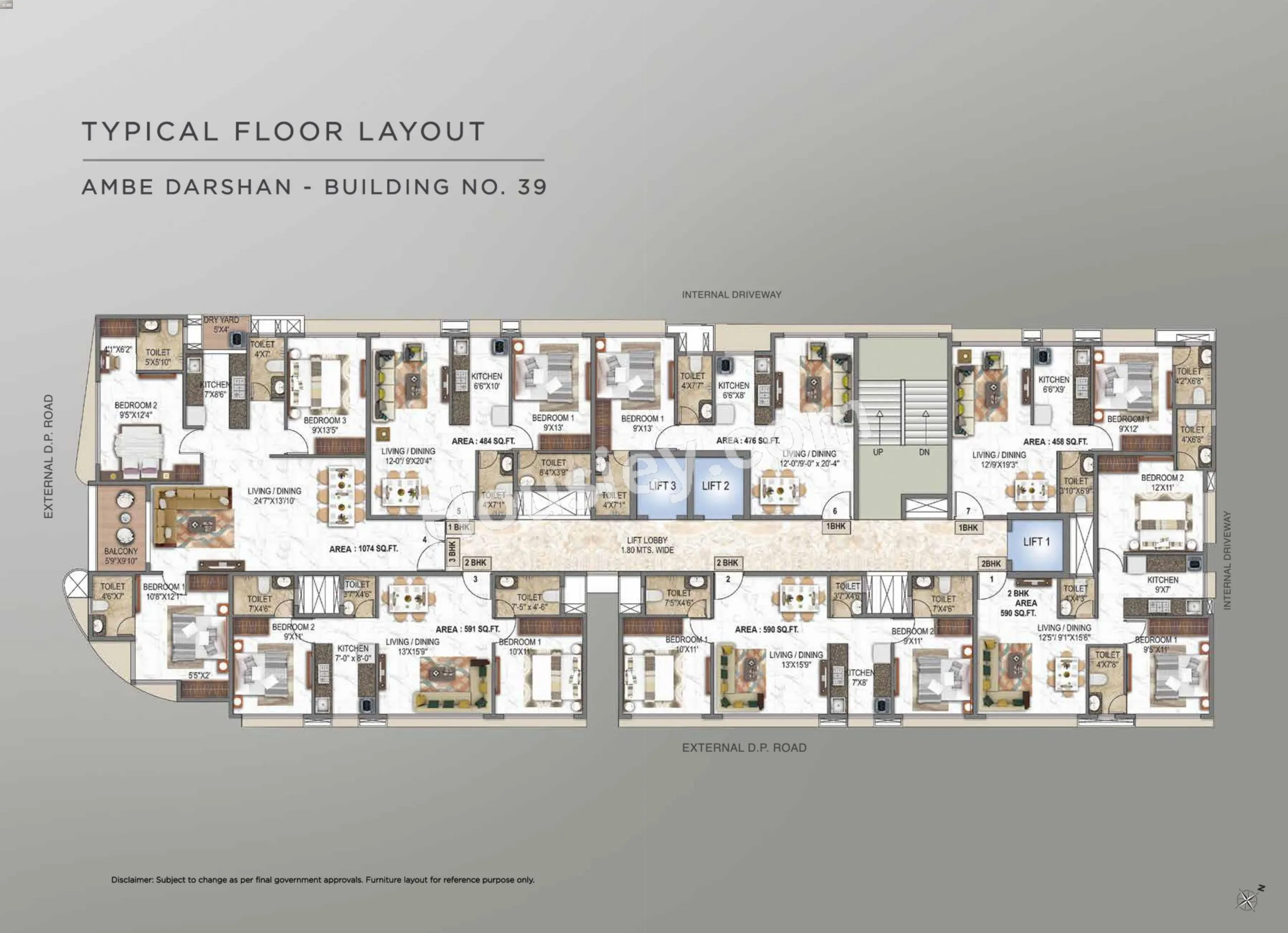 Choice Ambe Darshan Floor plan 2