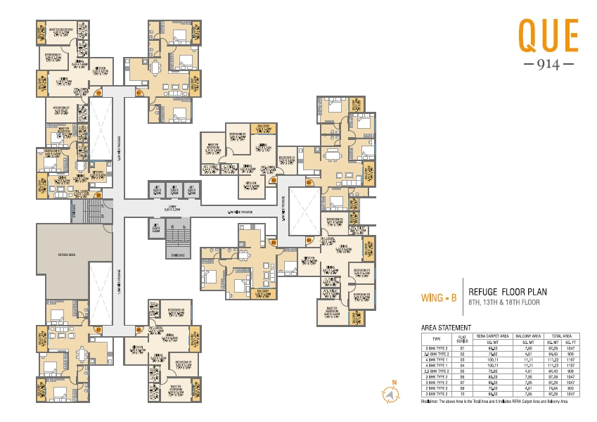 Choice QUE 914 Floor plan 1
