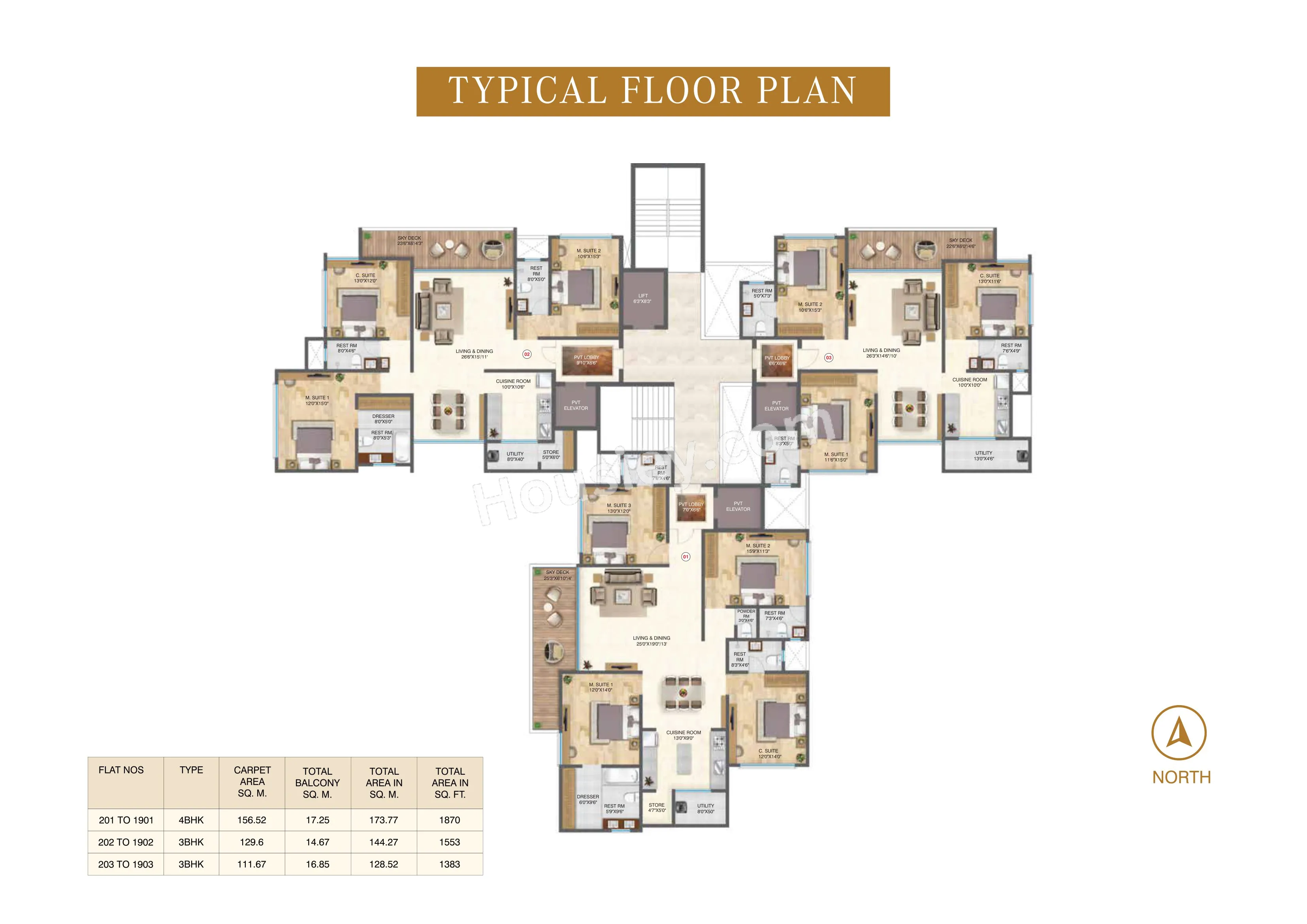CityOne Panache Floor Plan