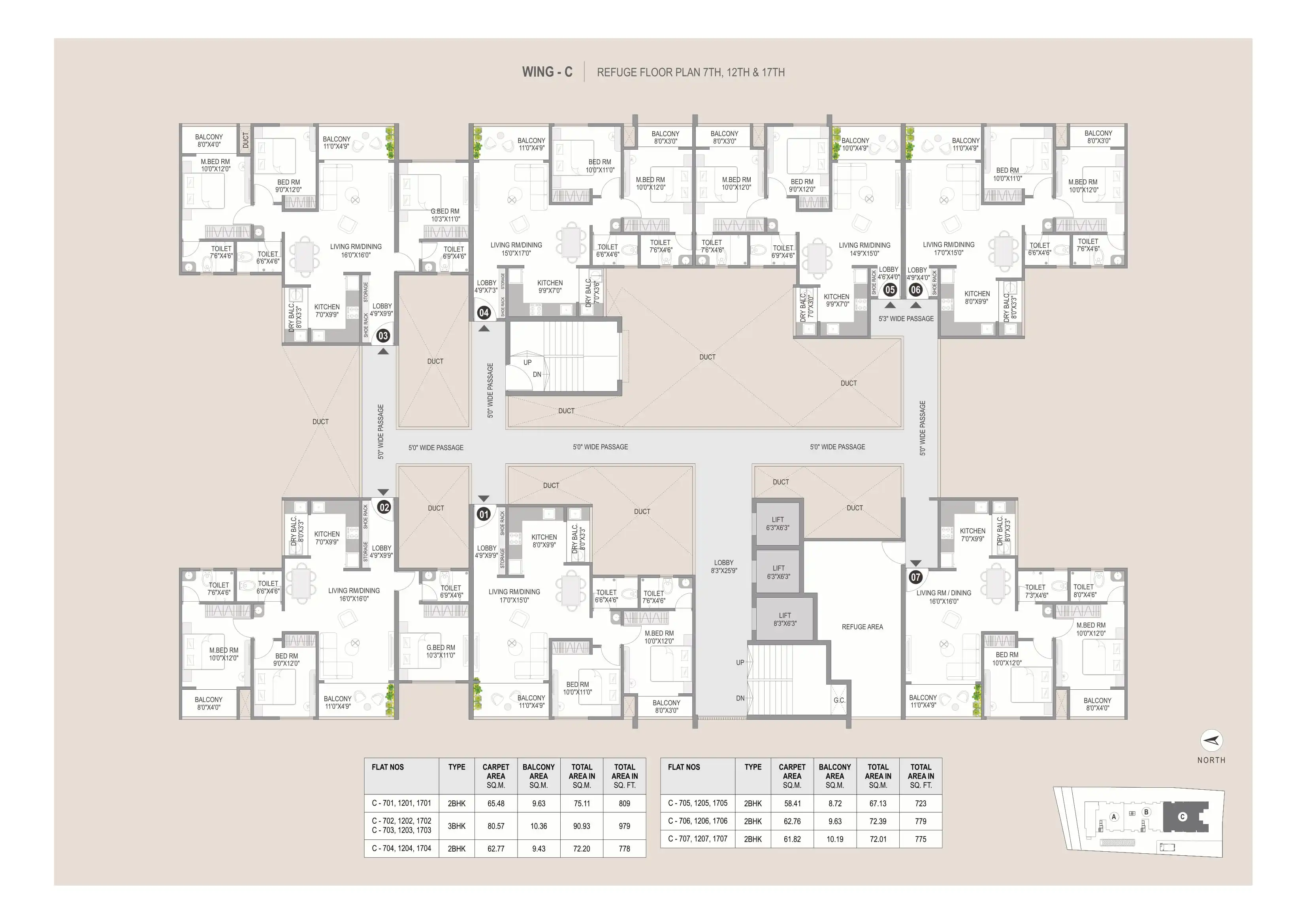 Cityone SkyVe Floor plan 3