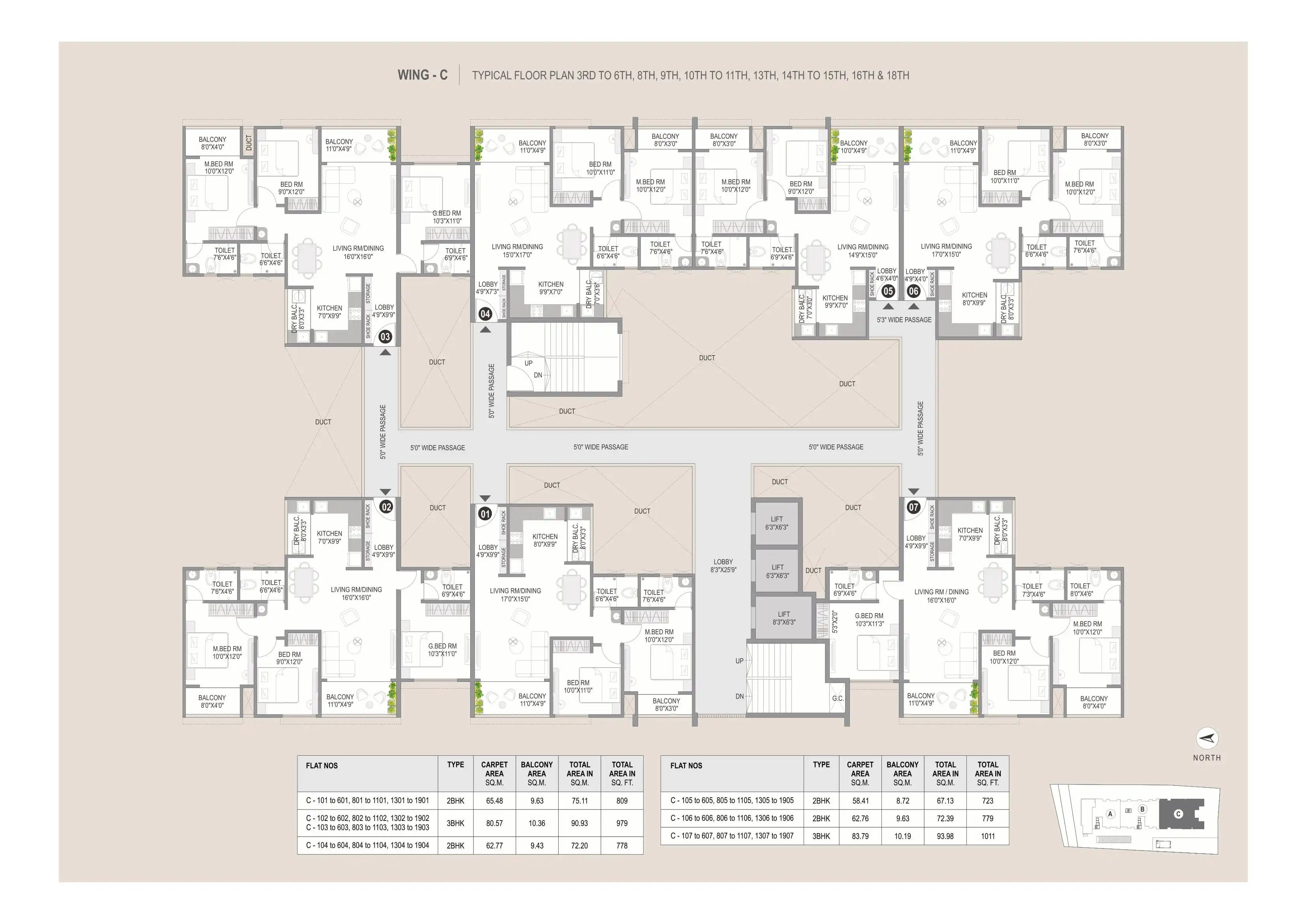 Cityone SkyVe Floor plan 4
