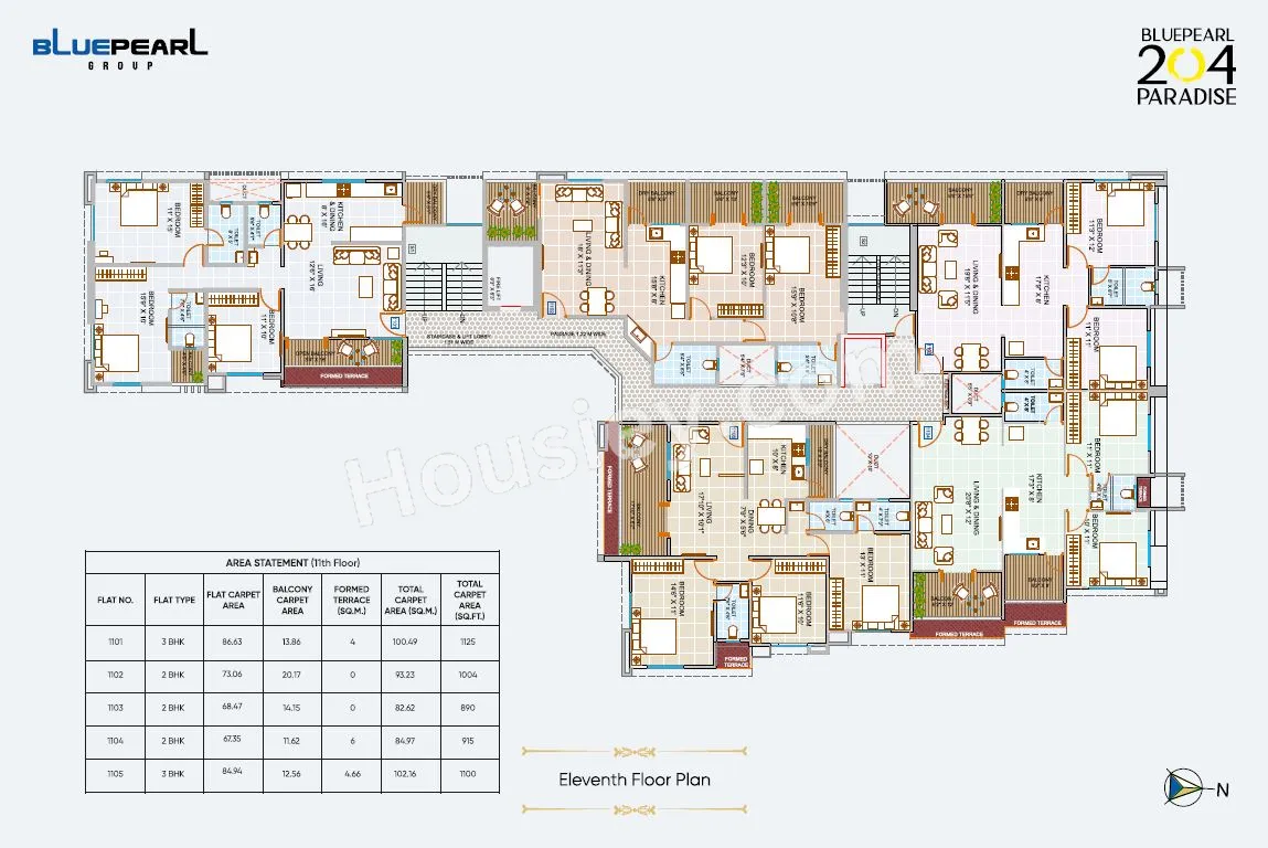 Blue Pearl Codename Rare Floor plan 4